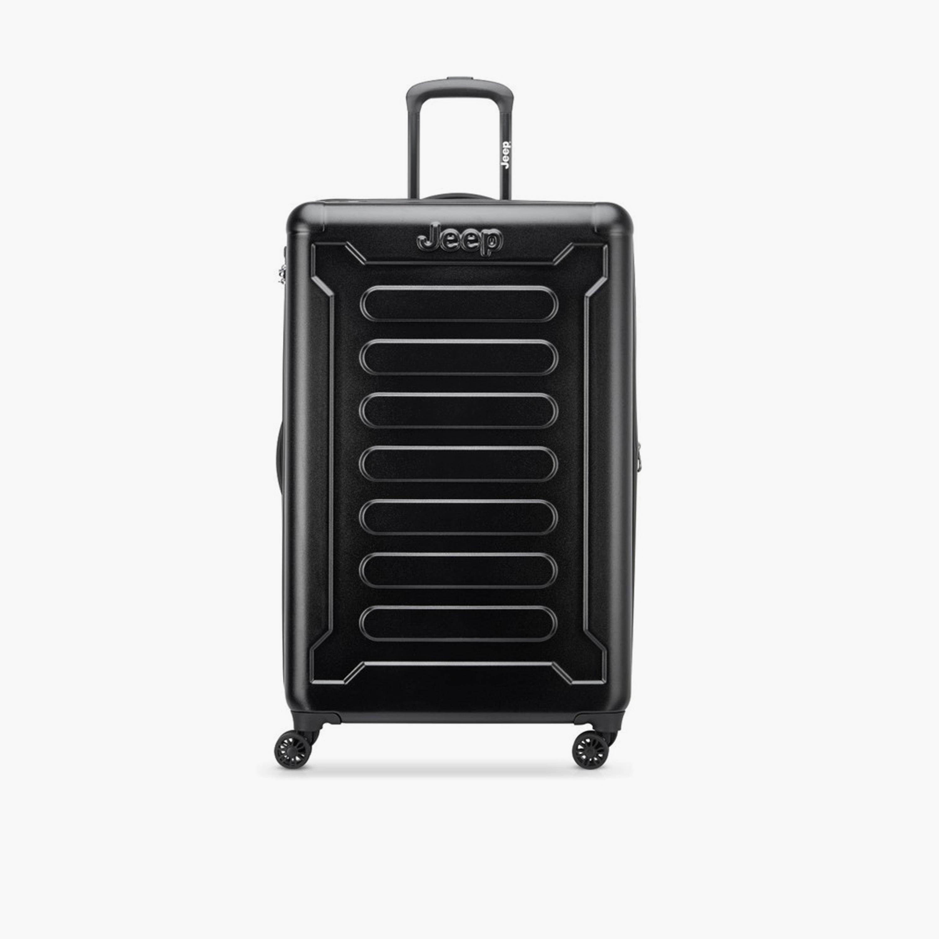 Jeep 80 CM Large Check In Polycarbonate with AB Hard Sided 4-Wheeler Spinner Trolley Bag with TSA Lock-travel-luggagesandbags-luggage-image-1