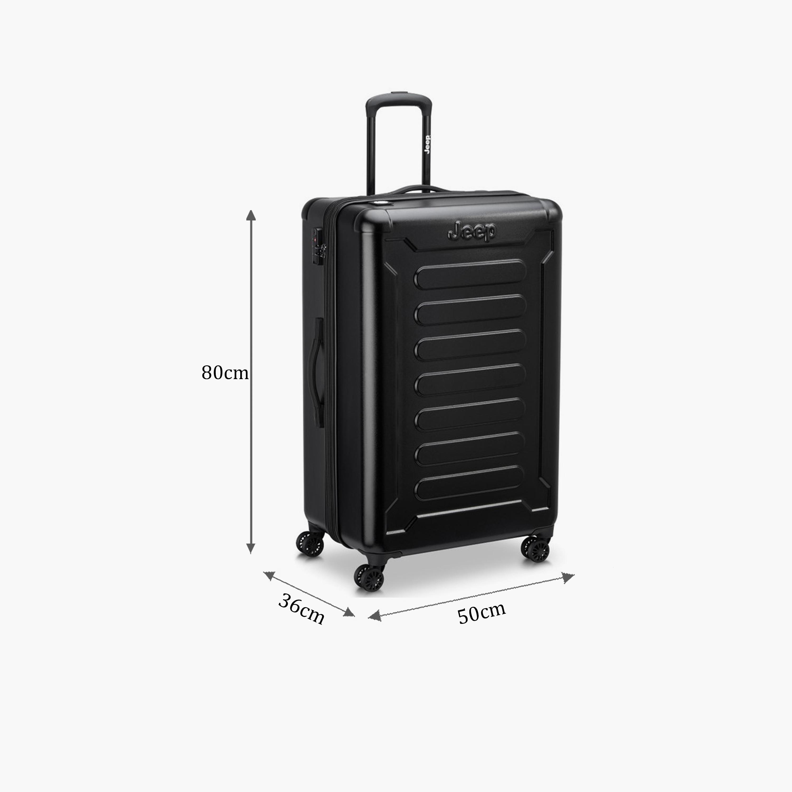 Jeep 80 CM Large Check In Polycarbonate with AB Hard Sided 4-Wheeler Spinner Trolley Bag with TSA Lock-travel-luggagesandbags-luggage-image-2