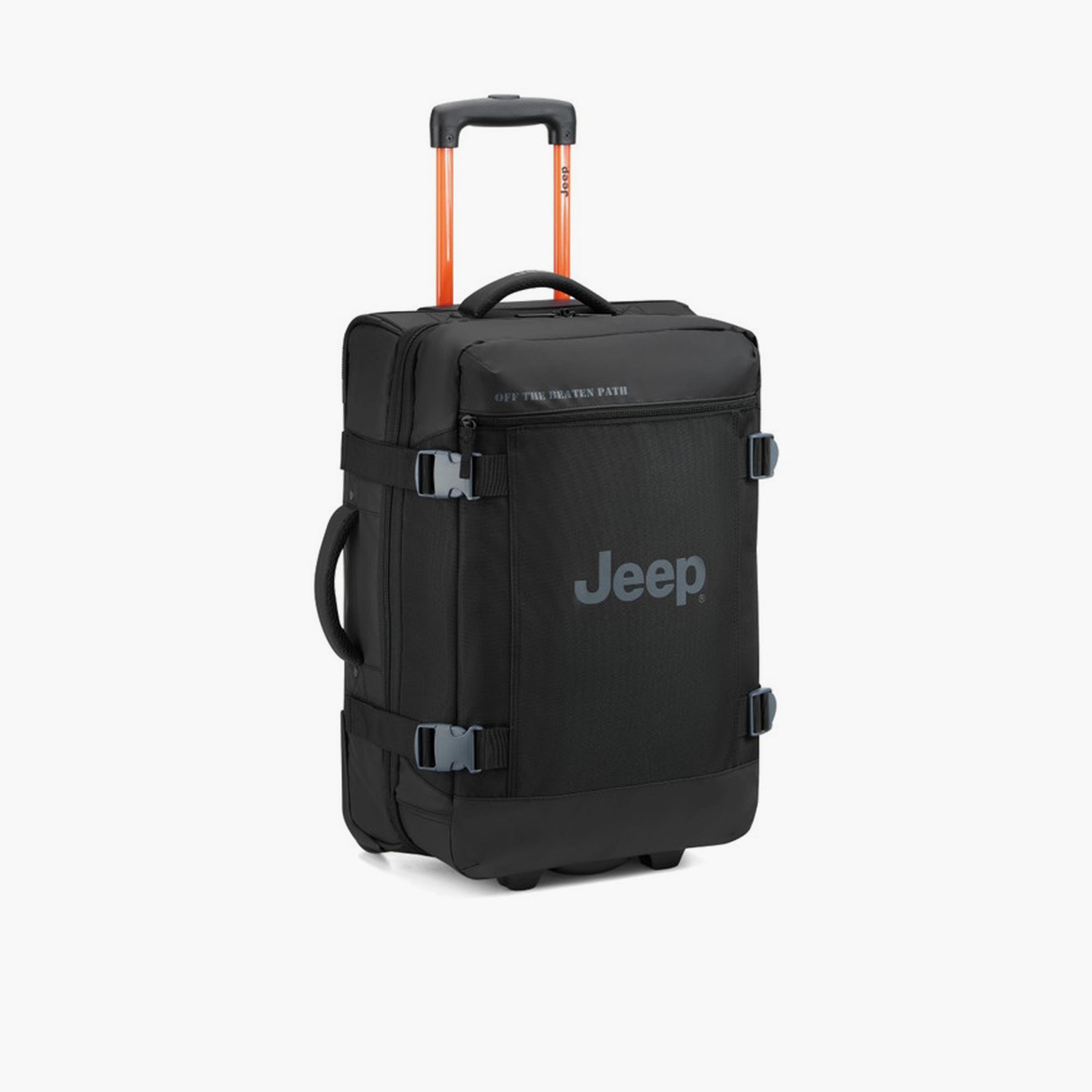 Jeep 55 CM Small Cabin Polyester Soft Sided 2-Wheeler Inline Trolley Bag with Combination Lock-travel-luggagesandbags-luggage-image-6