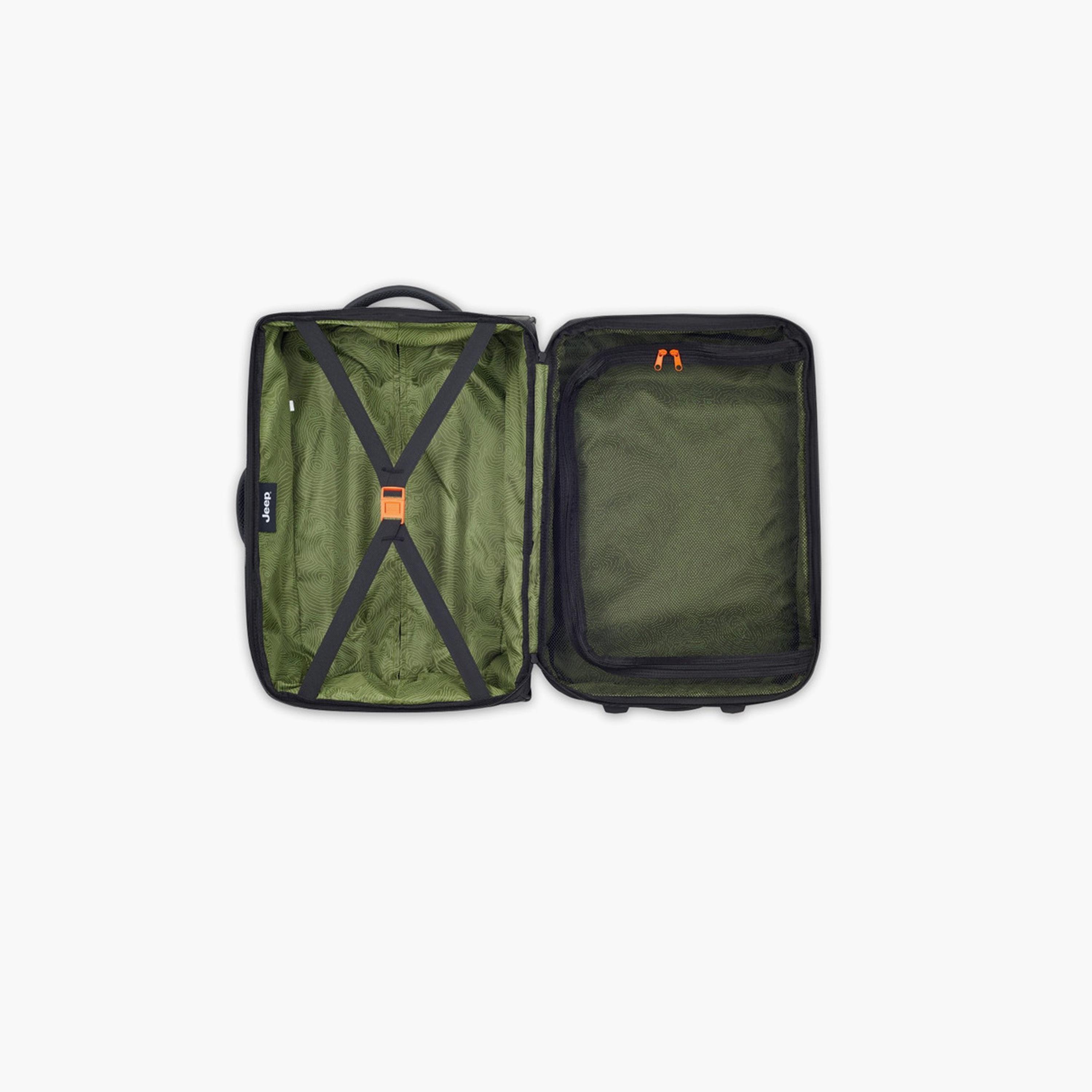 Jeep 55 CM Small Cabin Polyester Soft Sided 2-Wheeler Inline Trolley Bag with Combination Lock-travel-luggagesandbags-luggage-image-7