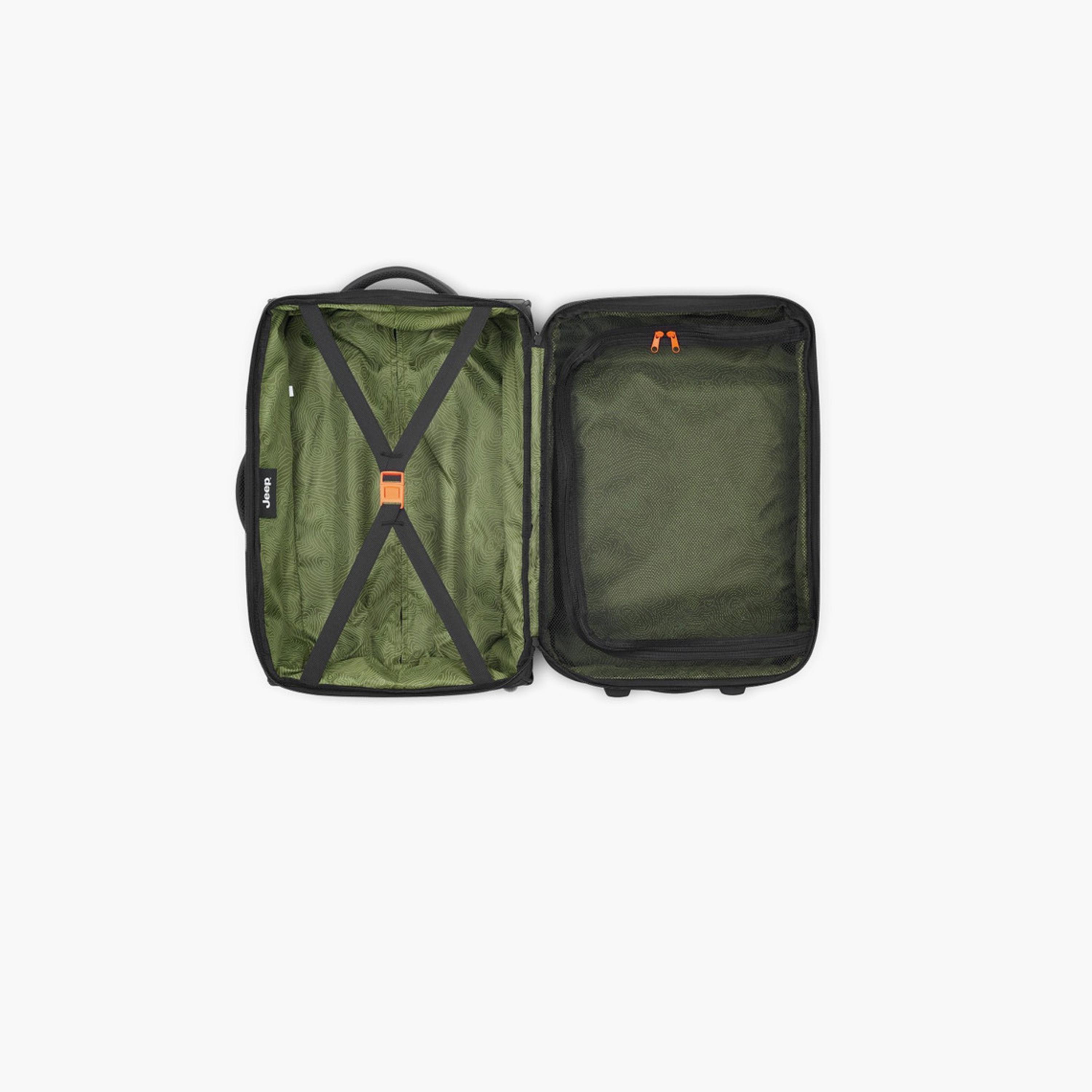 Jeep 55 CM Small Cabin Polyester Soft Sided 2-Wheeler Inline Trolley Bag with Combination Lock-travel-luggagesandbags-luggage-image-7