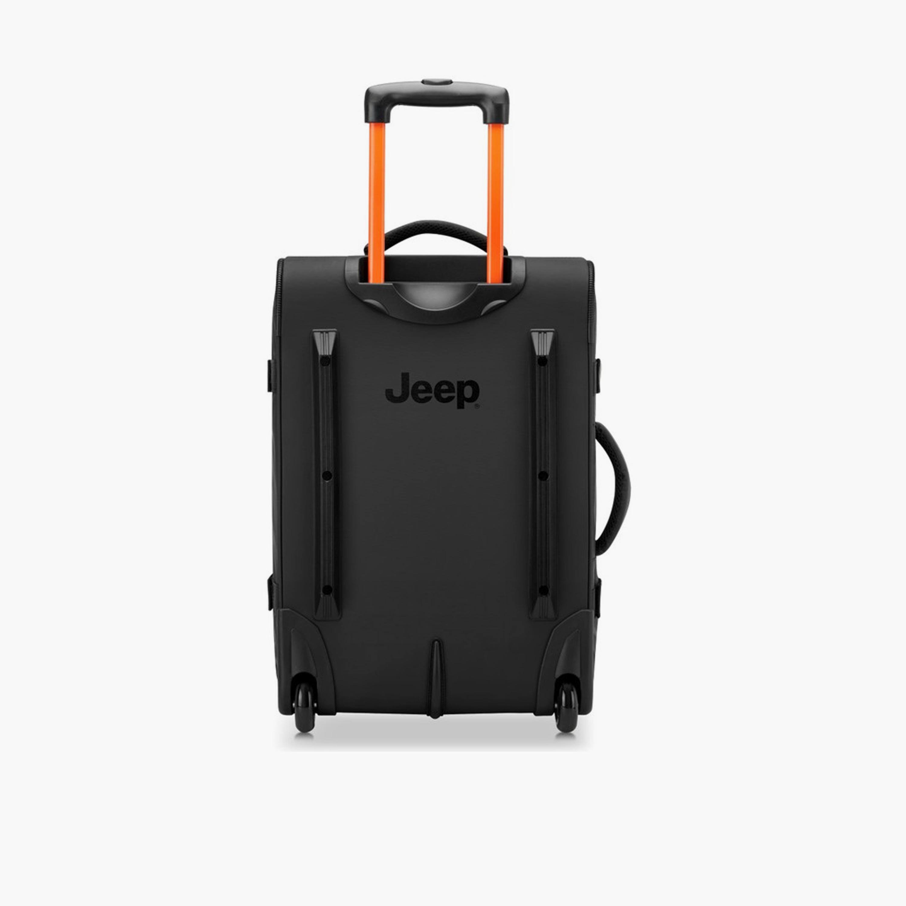 Jeep 55 CM Small Cabin Polyester Soft Sided 2-Wheeler Inline Trolley Bag with Combination Lock-travel-luggagesandbags-luggage-image-5