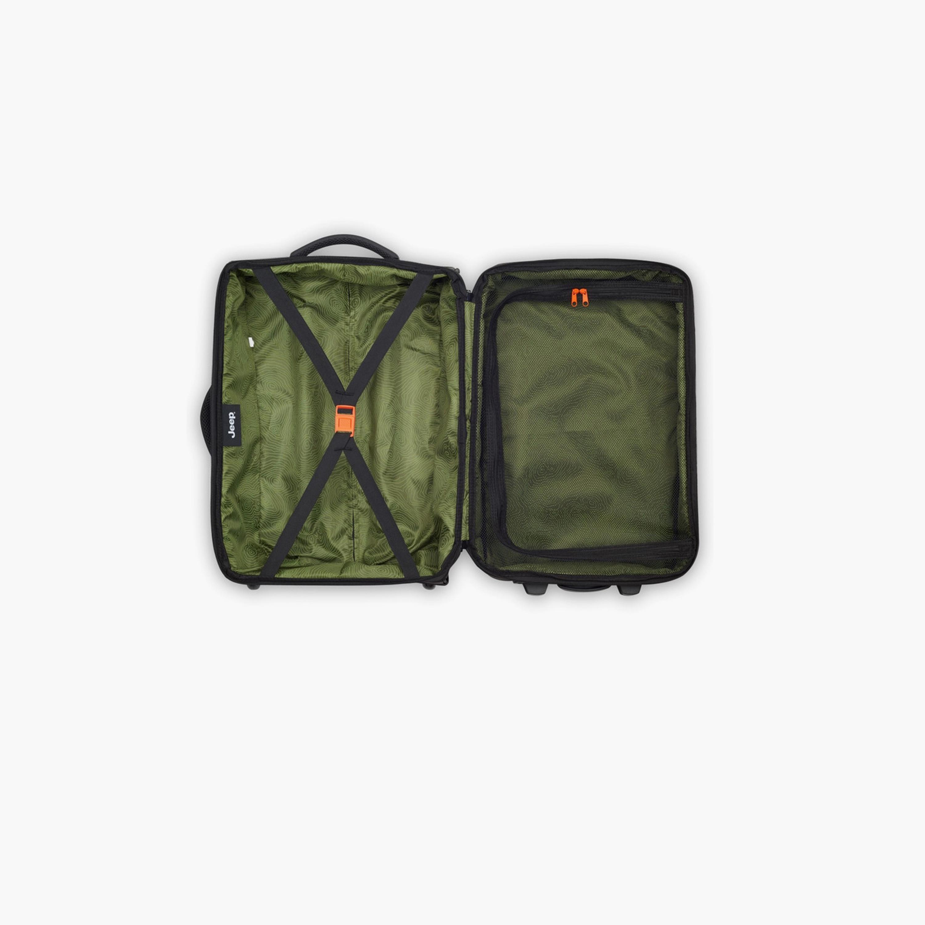 Jeep 55 CM Small Cabin Polyester Soft Sided 2-Wheeler Inline Trolley Bag with Combination Lock-travel-luggagesandbags-luggage-image-7