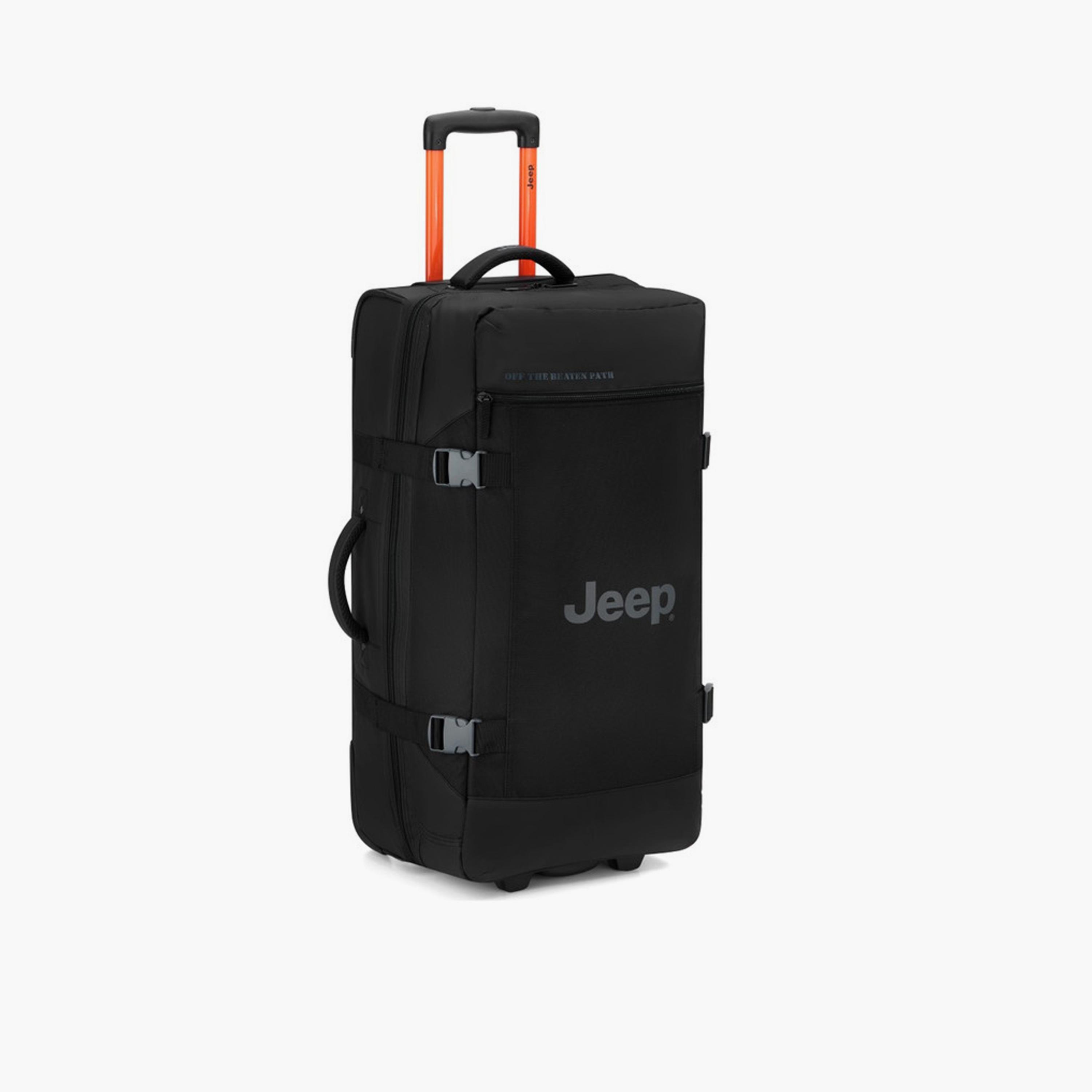 Jeep 73 CM Medium Check In Polyester Soft Sided 2-Wheeler Inline Trolley Bag with Combination Lock-travel-luggagesandbags-luggage-image-6