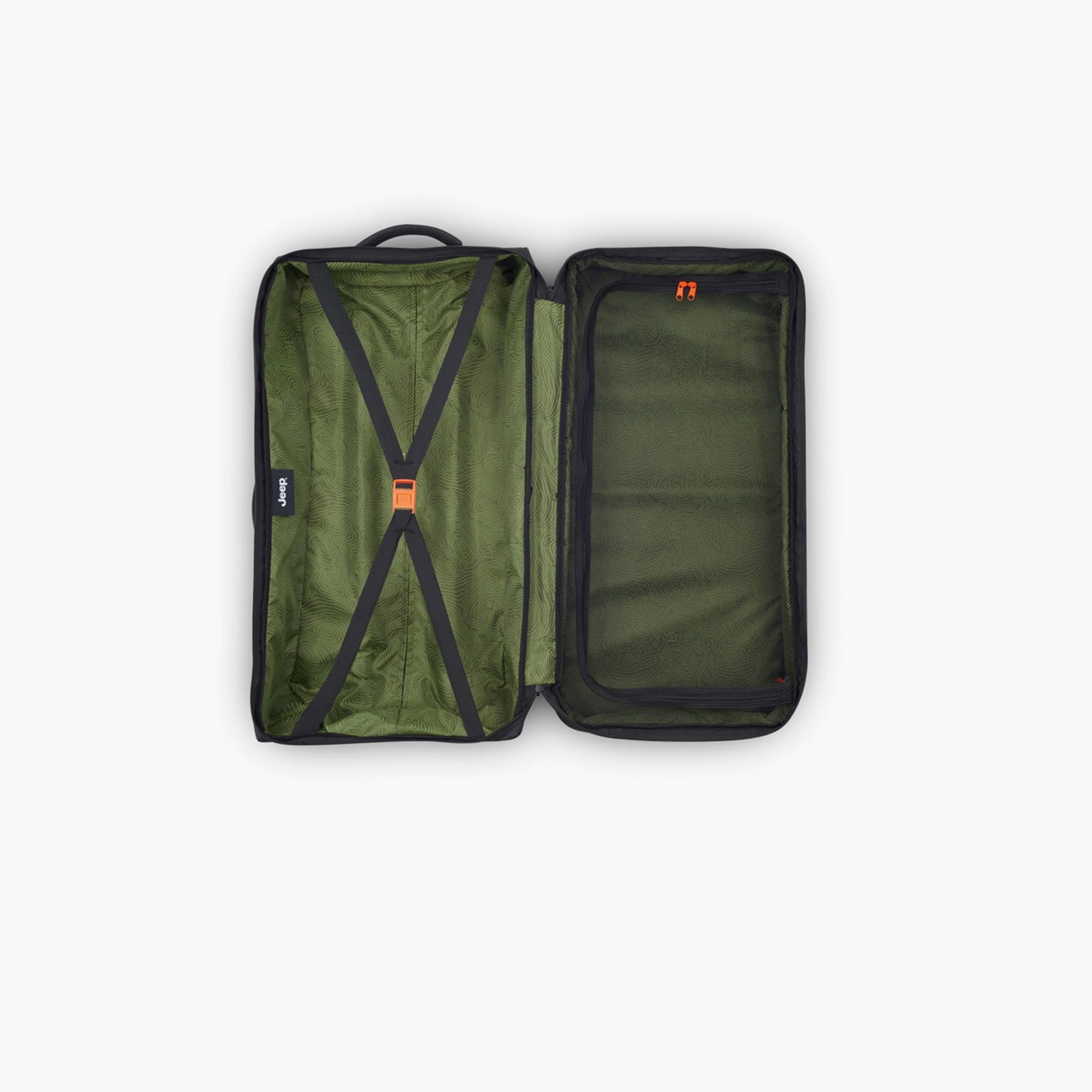 Jeep 73 CM Medium Check In Polyester Soft Sided 2-Wheeler Inline Trolley Bag with Combination Lock-travel-luggagesandbags-luggage-image-7