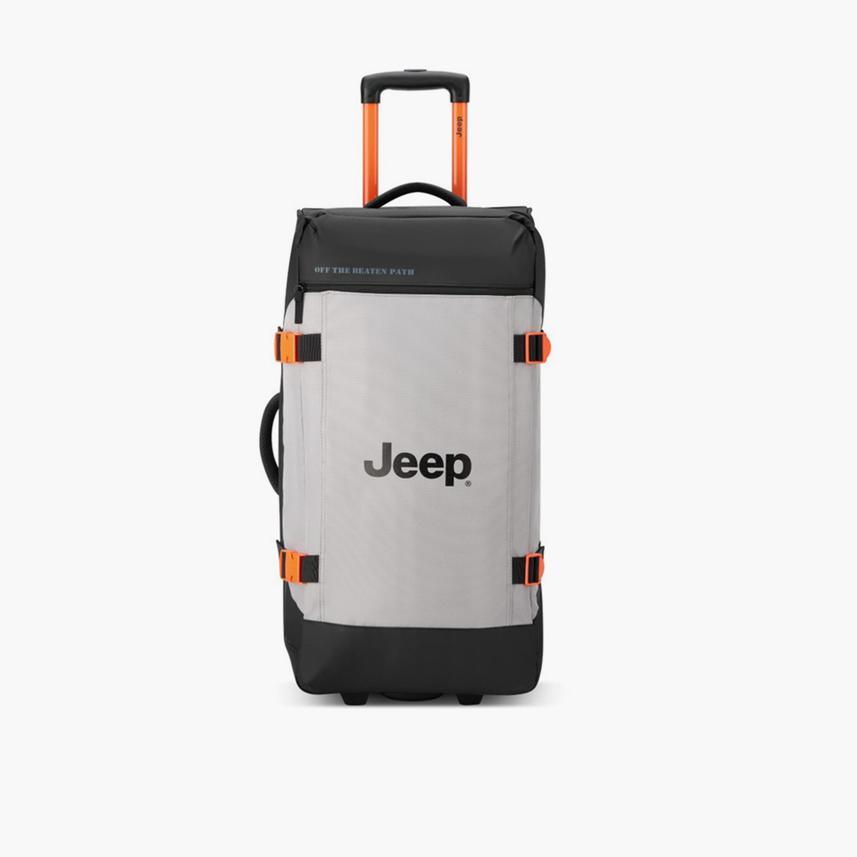 Jeep 73 CM Medium Check In Polyester Soft Sided 2-Wheeler Inline Trolley Bag with Combination Lock-travel-luggagesandbags-luggage-image-1