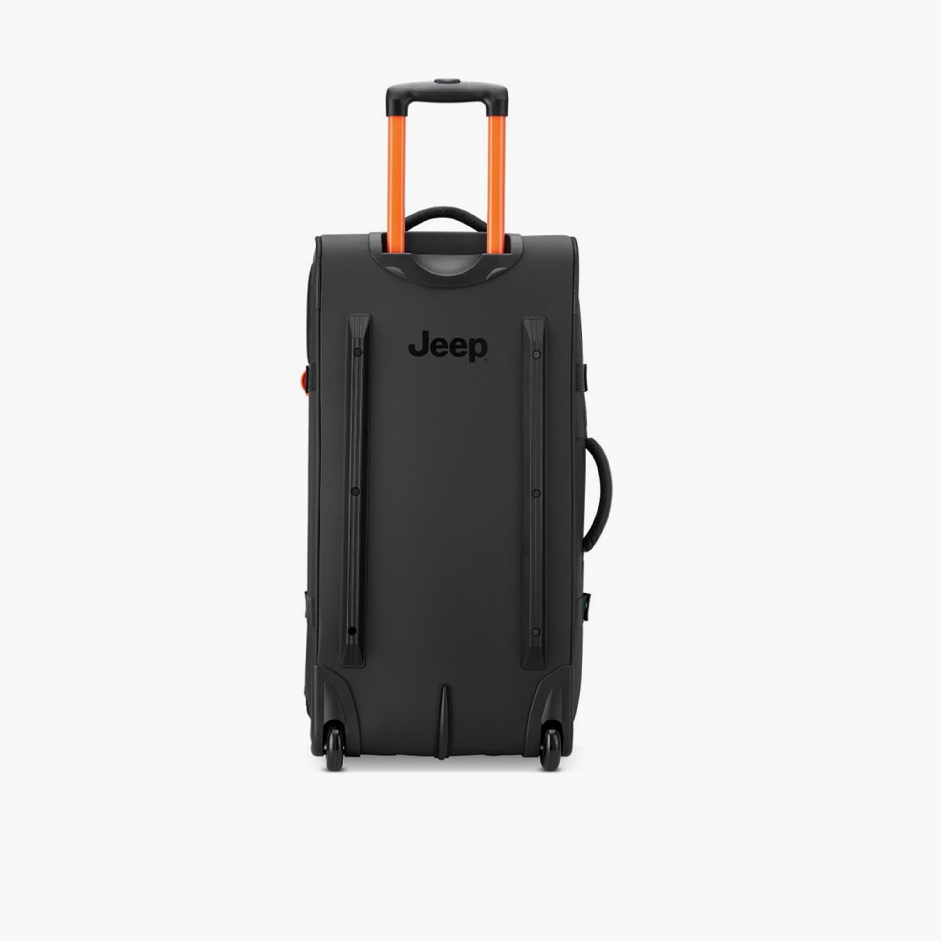 Jeep 73 CM Medium Check In Polyester Soft Sided 2-Wheeler Inline Trolley Bag with Combination Lock-travel-luggagesandbags-luggage-image-5