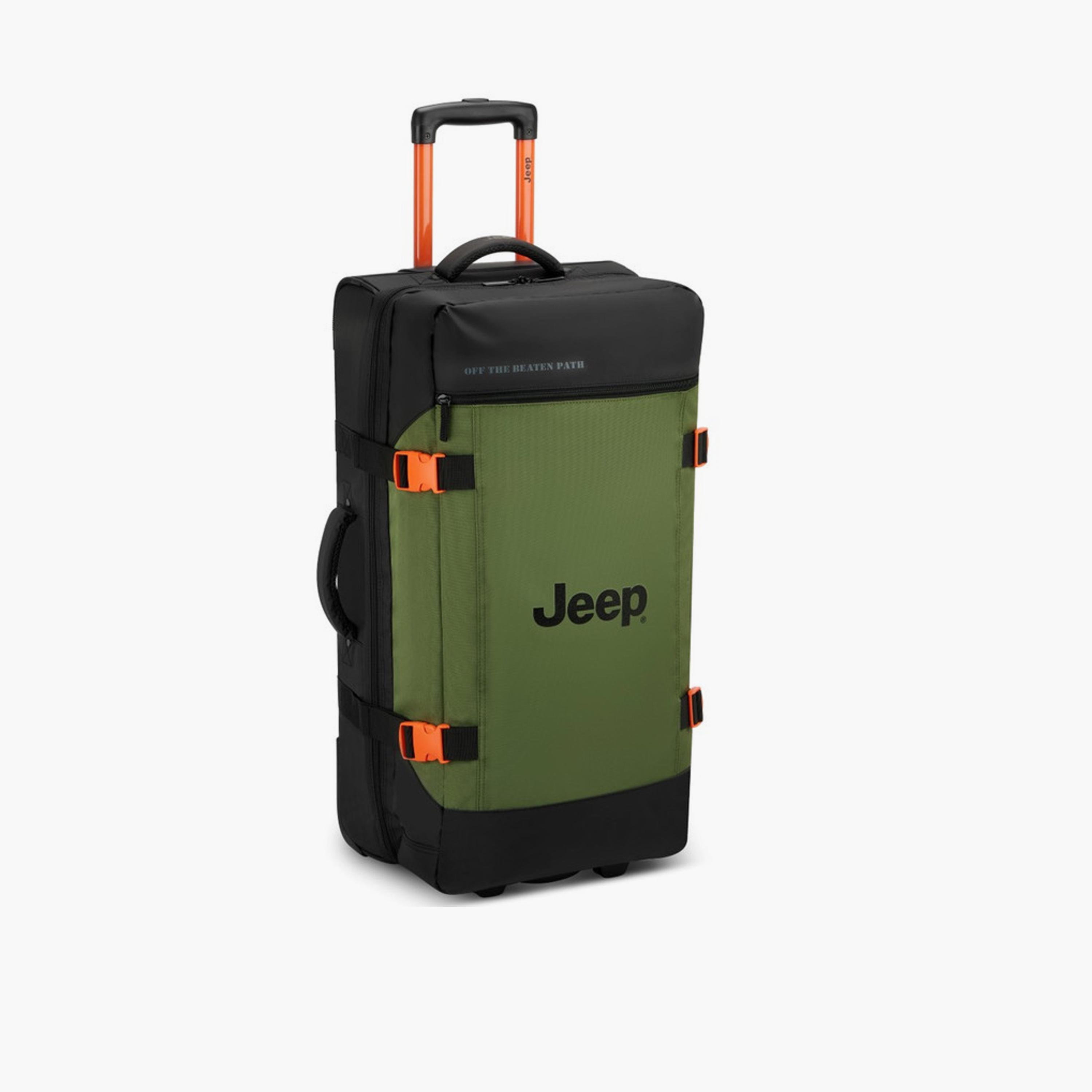 Jeep 73 CM Medium Check In Polyester Soft Sided 2-Wheeler Inline Trolley Bag with Combination Lock-travel-luggagesandbags-luggage-image-6