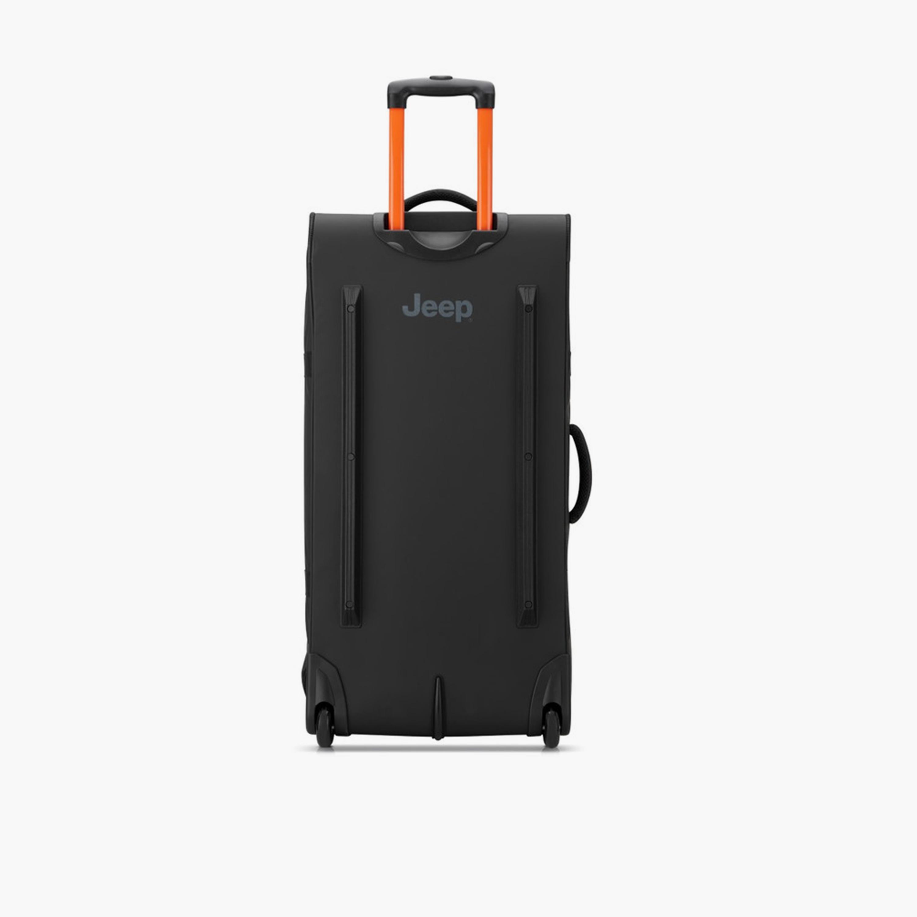 Jeep 82 CM Large Check In Polyester Soft Sided 2-Wheeler Inline Trolley Bag with Combination Lock-travel-luggagesandbags-luggage-image-5