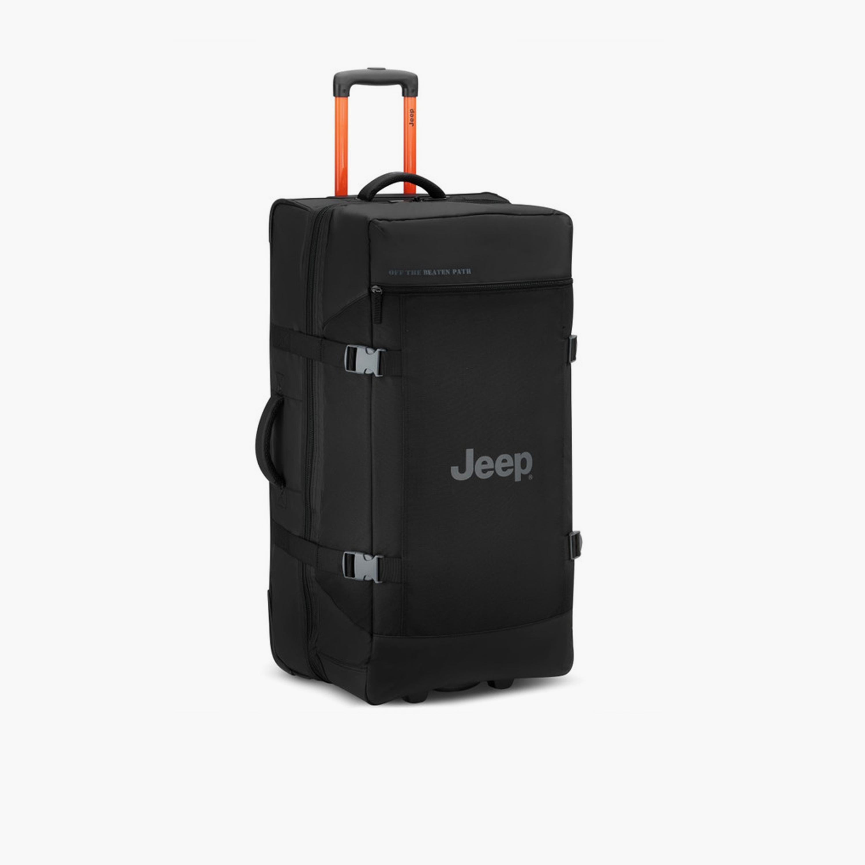 Jeep 82 CM Large Check In Polyester Soft Sided 2-Wheeler Inline Trolley Bag with Combination Lock-travel-luggagesandbags-luggage-image-6