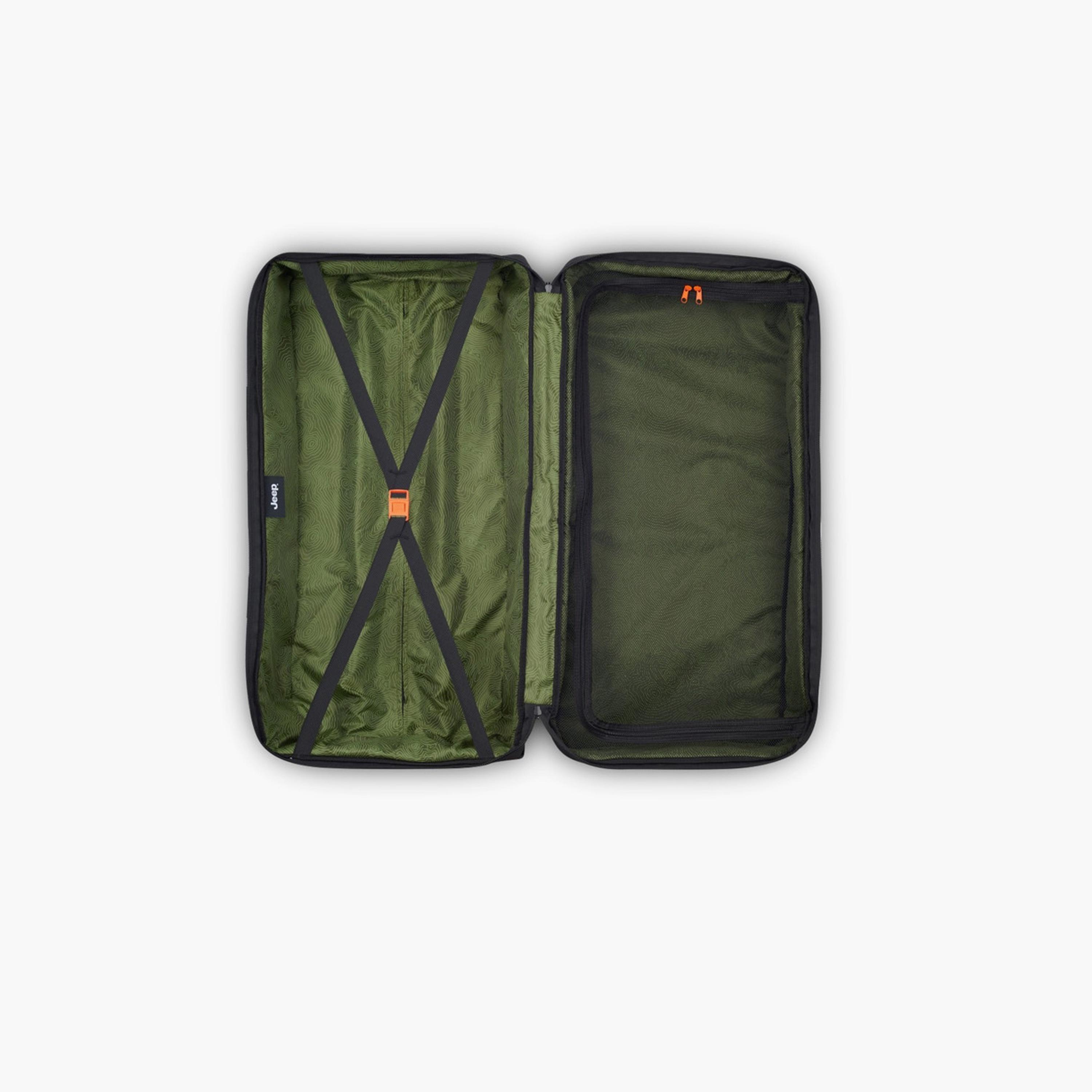Jeep 82 CM Large Check In Polyester Soft Sided 2-Wheeler Inline Trolley Bag with Combination Lock-travel-luggagesandbags-luggage-image-7