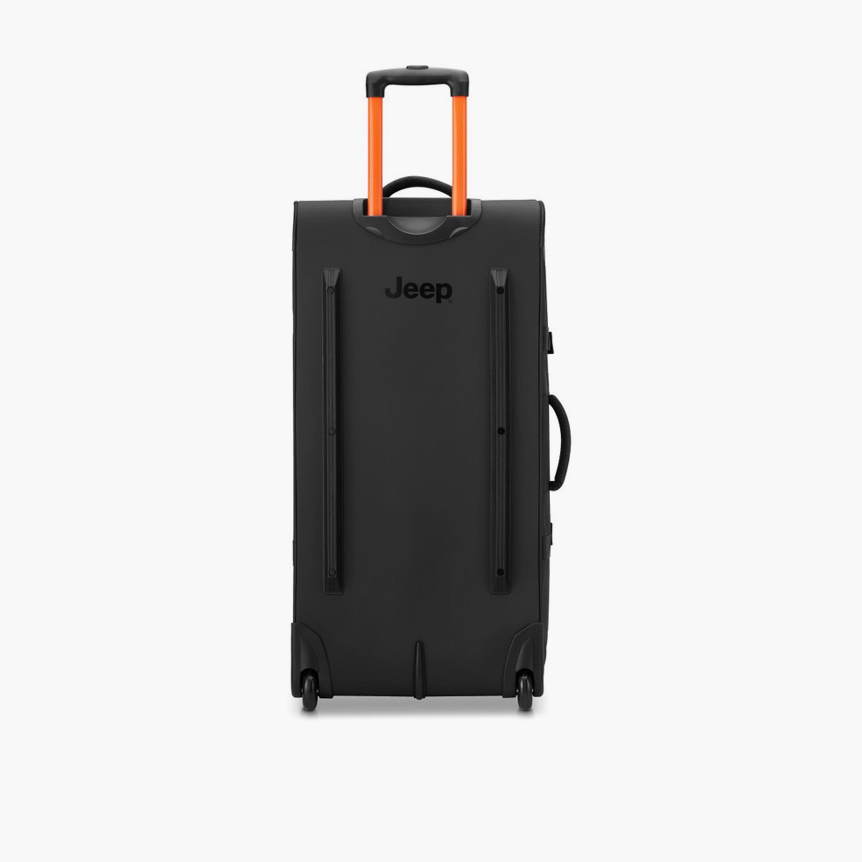 Jeep 82 CM Large Check In Polyester Soft Sided 2-Wheeler Inline Trolley Bag with Combination Lock-travel-luggagesandbags-luggage-image-5