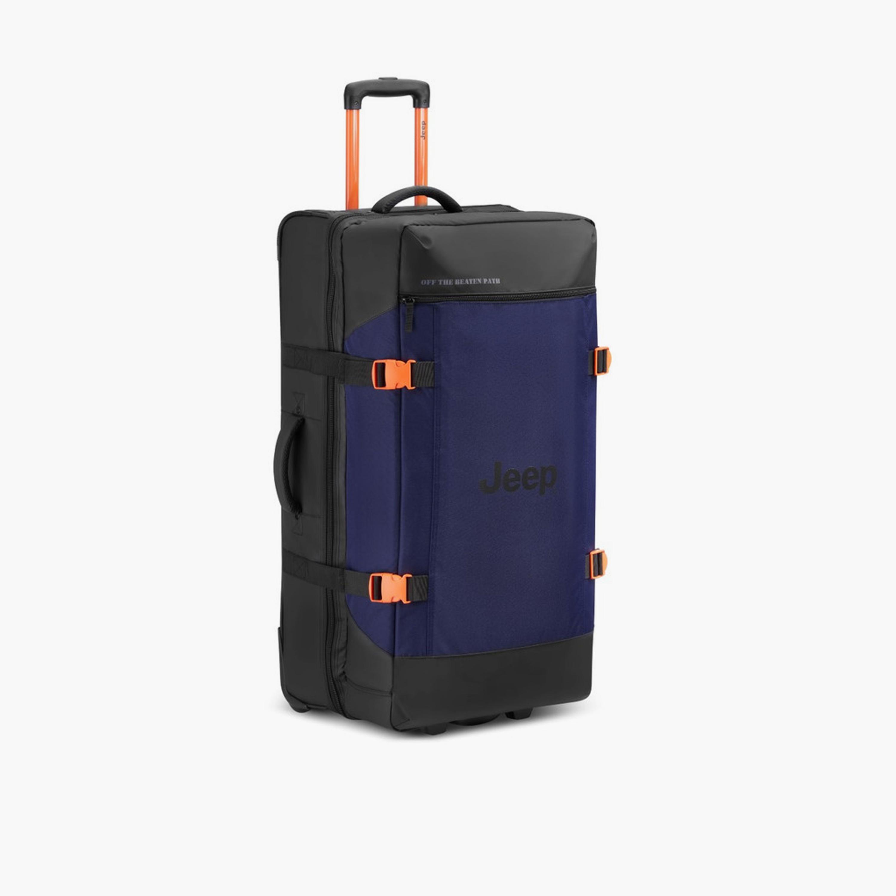 Jeep 82 CM Large Check In Polyester Soft Sided 2-Wheeler Inline Trolley Bag with Combination Lock-travel-luggagesandbags-luggage-image-6