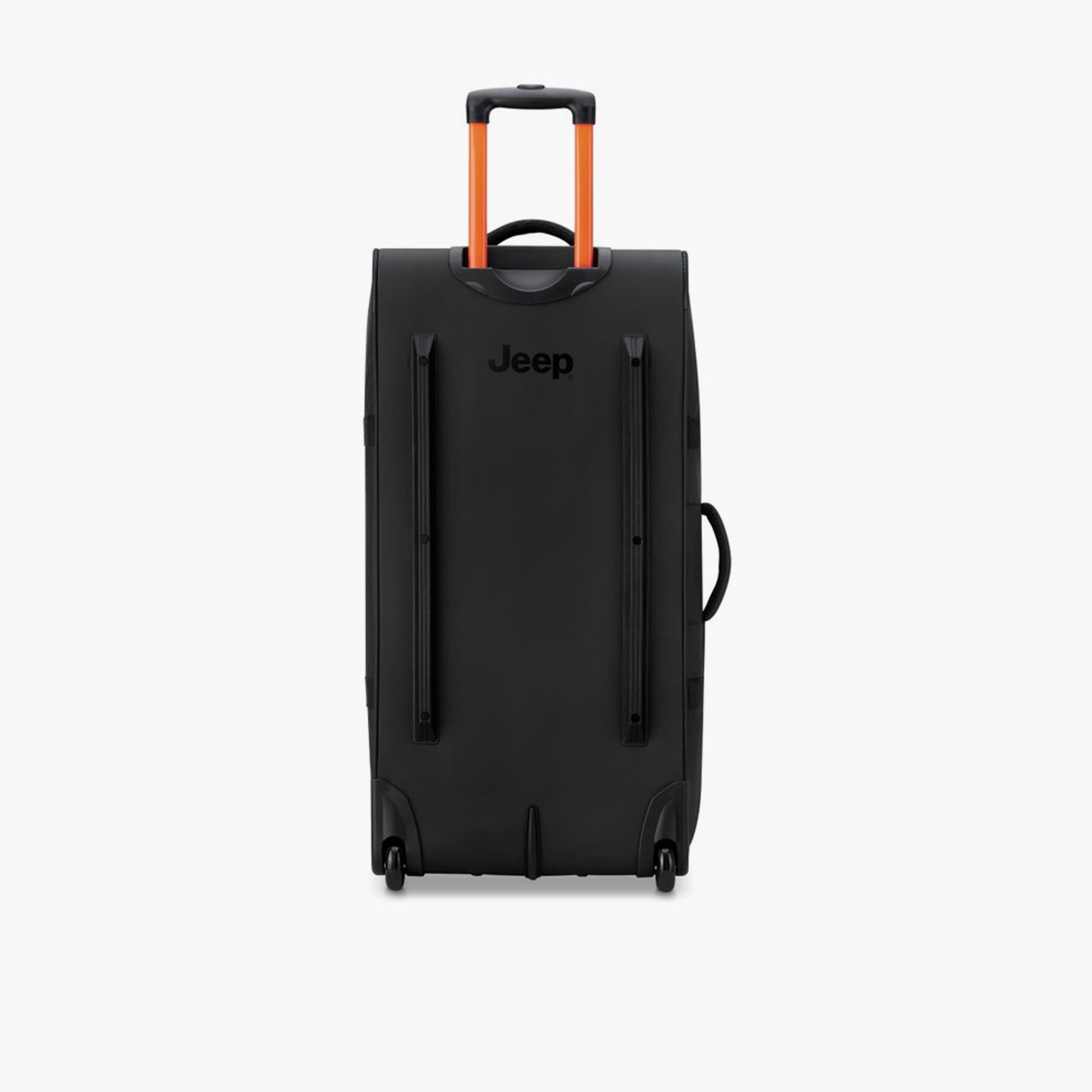 Jeep 82 CM Large Check In Polyester Soft Sided 2-Wheeler Inline Trolley Bag with Combination Lock-travel-luggagesandbags-luggage-image-5