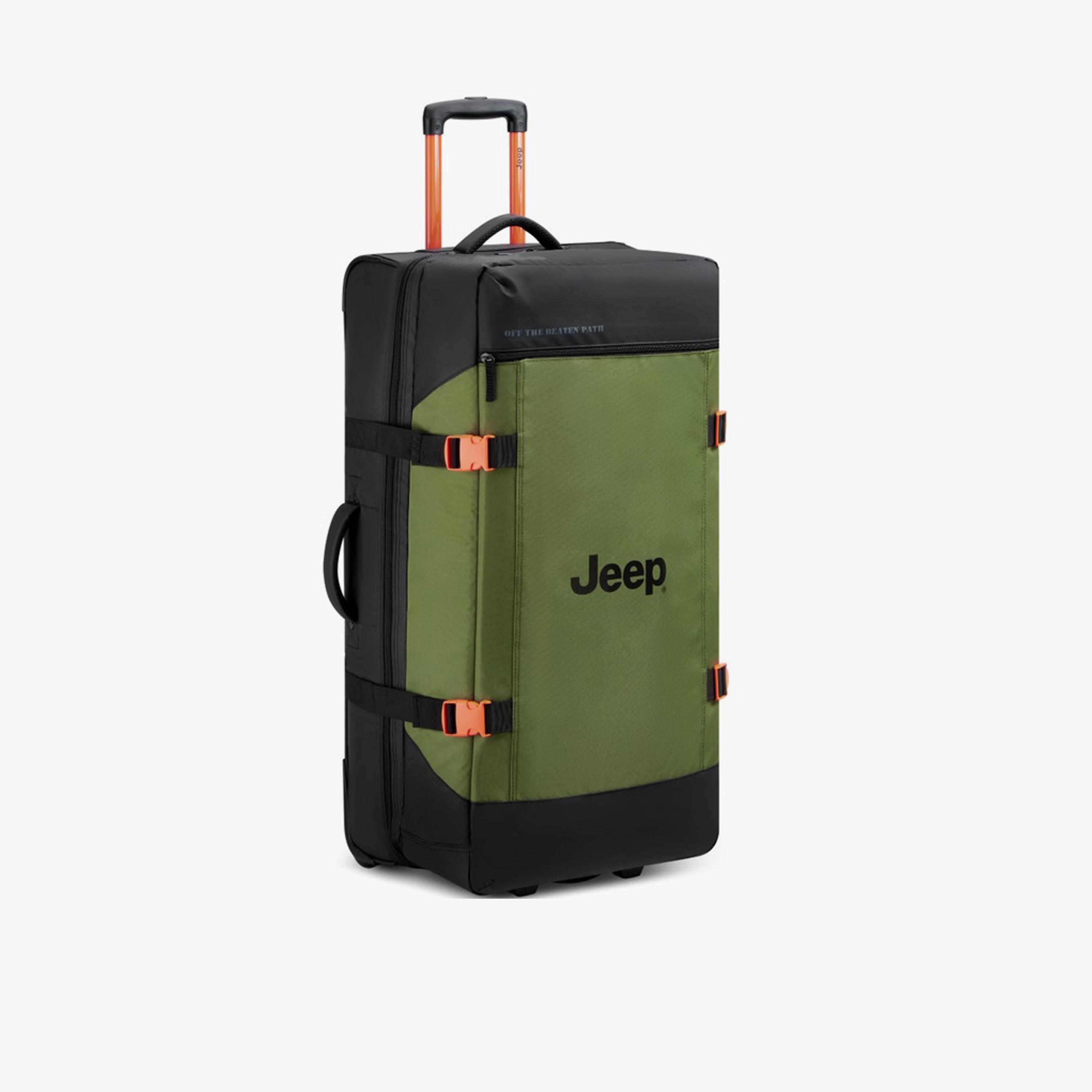 Jeep 82 CM Large Check In Polyester Soft Sided 2-Wheeler Inline Trolley Bag with Combination Lock-travel-luggagesandbags-luggage-image-6