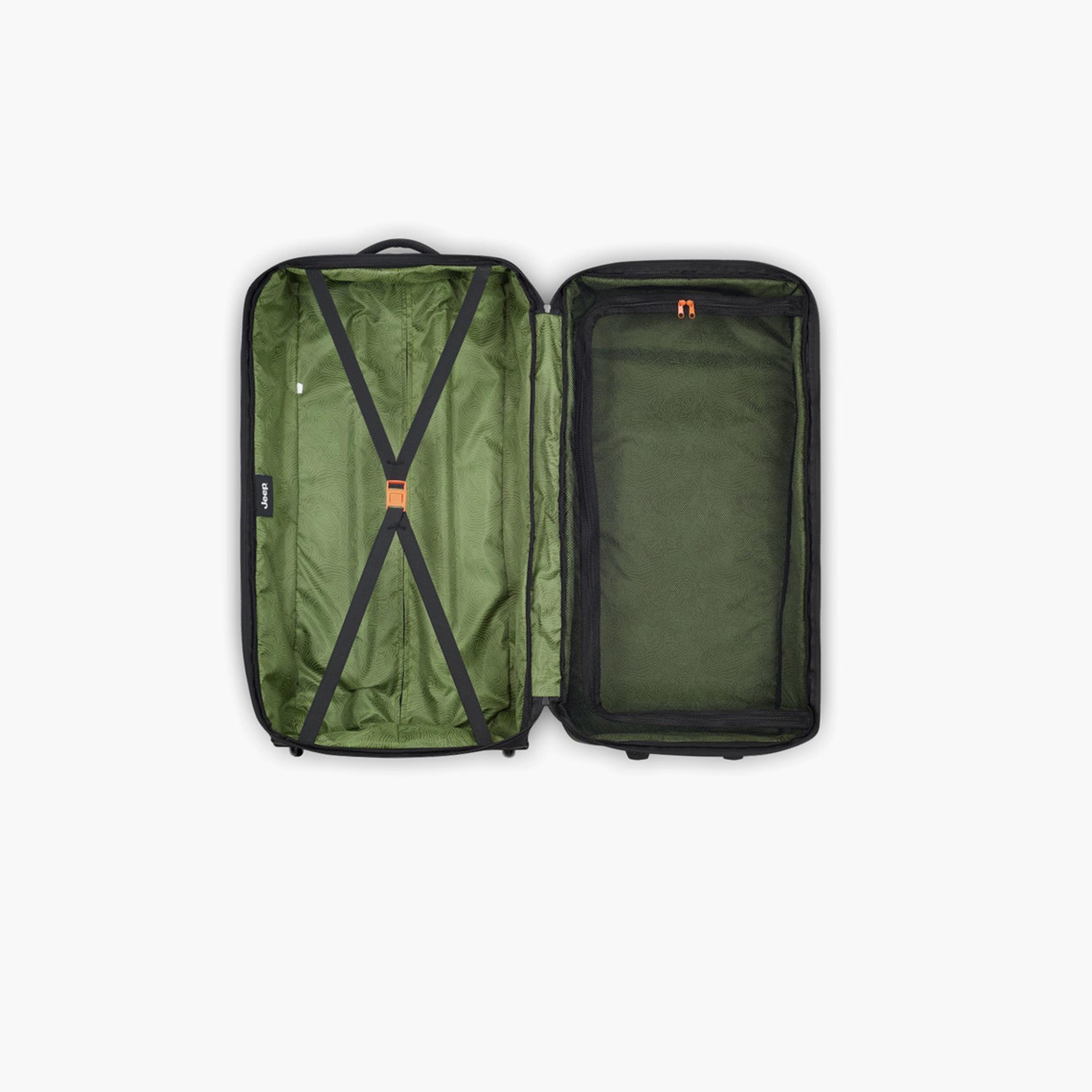 Jeep 82 CM Large Check In Polyester Soft Sided 2-Wheeler Inline Trolley Bag with Combination Lock-travel-luggagesandbags-luggage-image-7