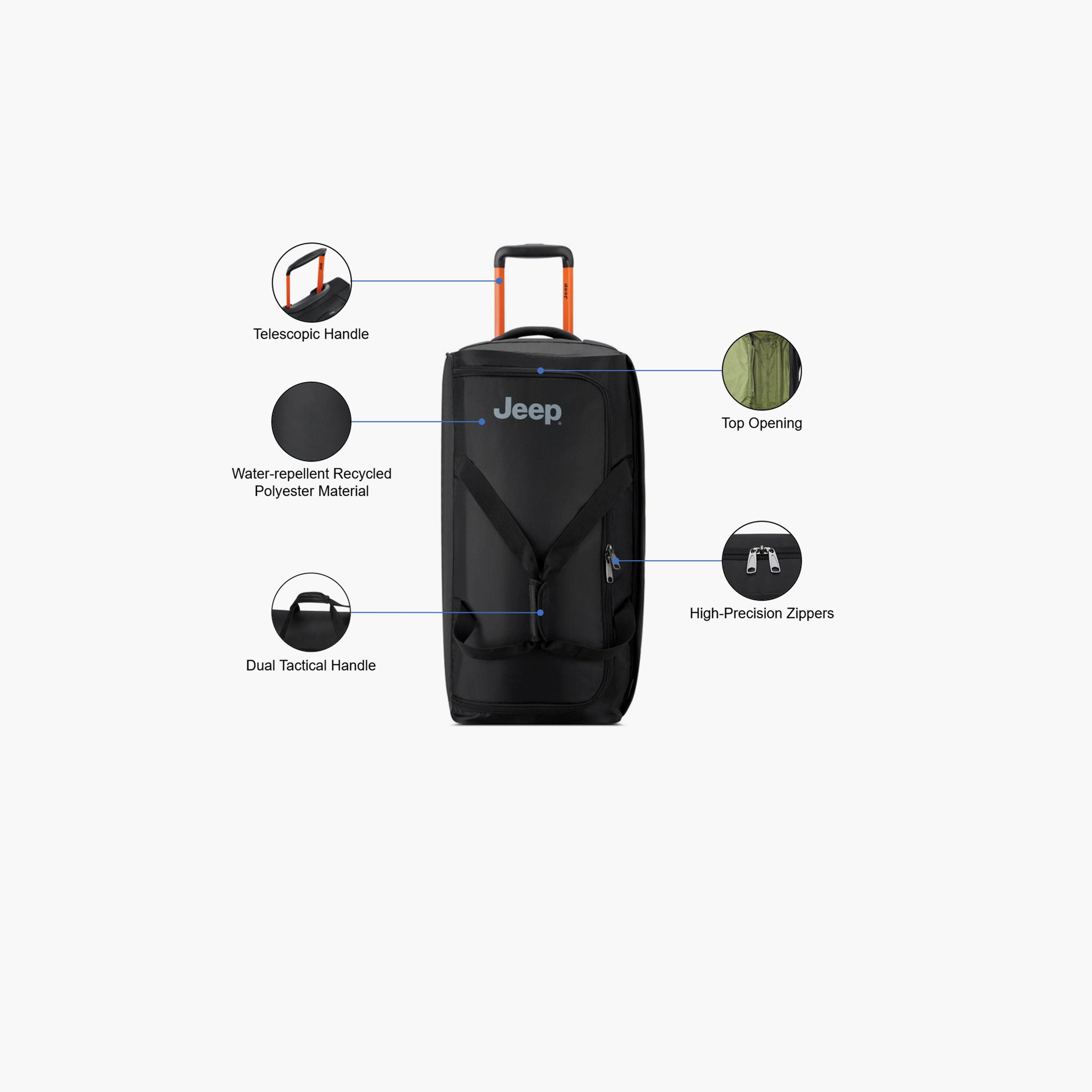 Jeep 83 L | 28.3 Inches Duffel Bag, Polyester, Combination lock | J0374124000-travel-luggagesandbags-dufflebags-image-3