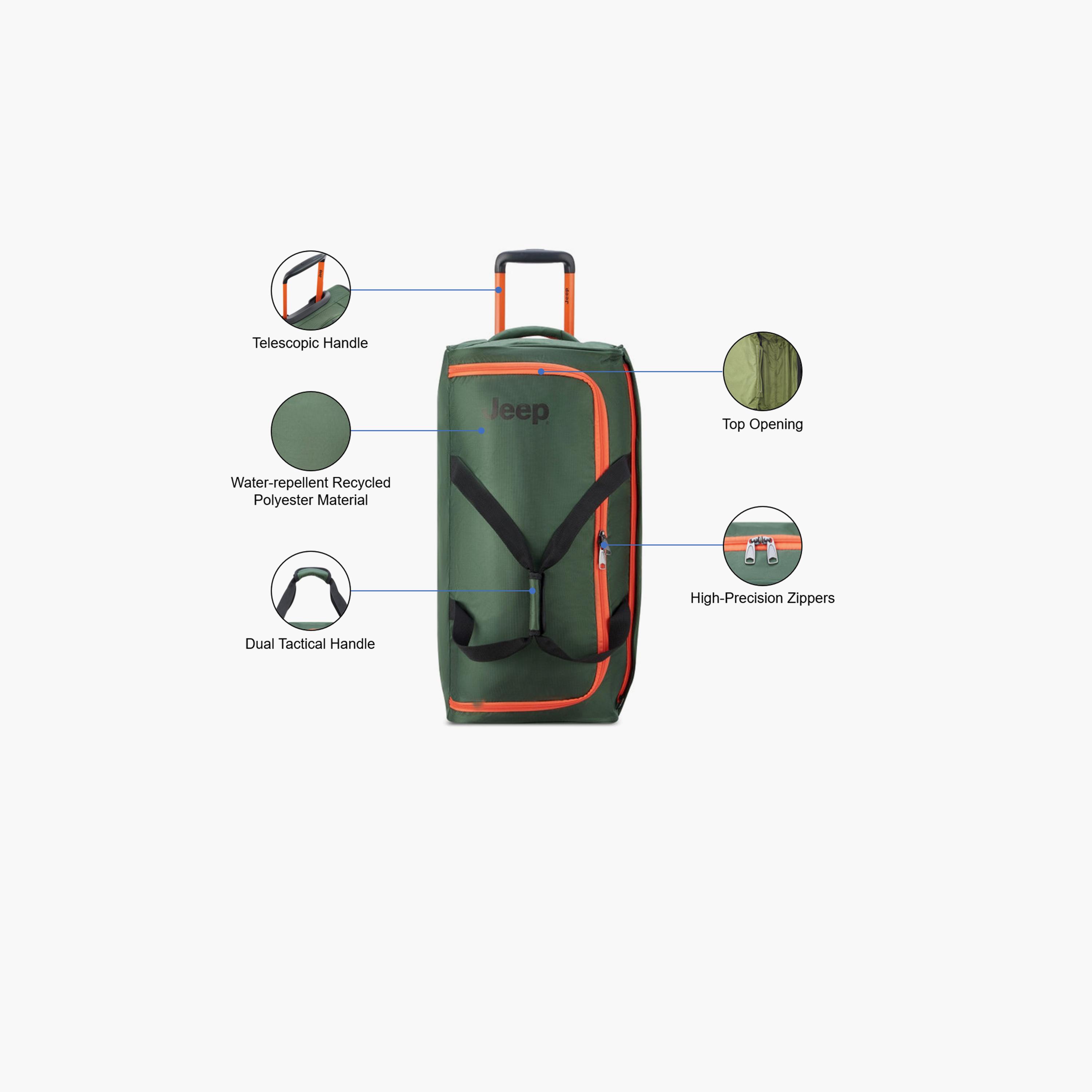 Jeep 83 L | 28.3 Inches Duffel Bag, Polyester, Combination lock | J0374124003-travel-luggagesandbags-dufflebags-image-3