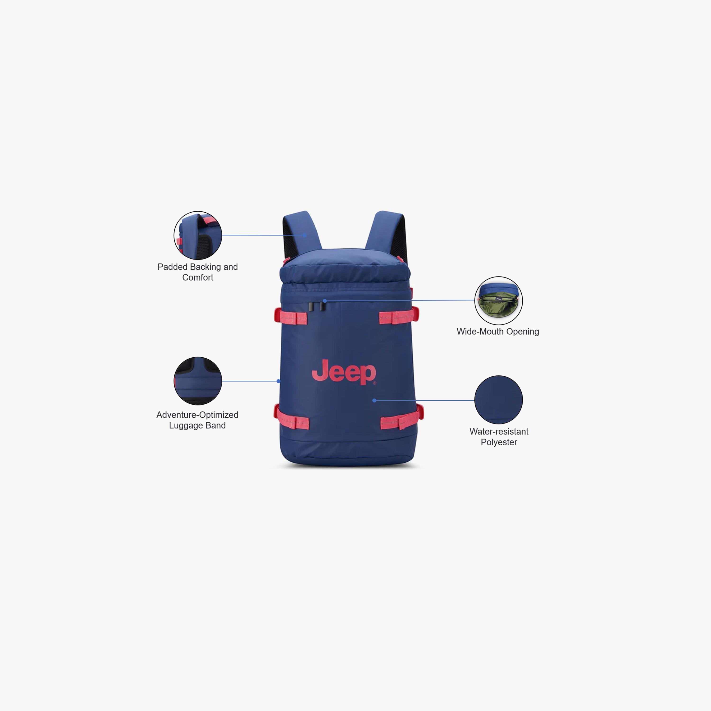 Jeep 23 L | 18.8 Inches Backpack with Adjustable Strap, Polyester | J0374260002-school-bagsandbackpacks-backpacks-image-3