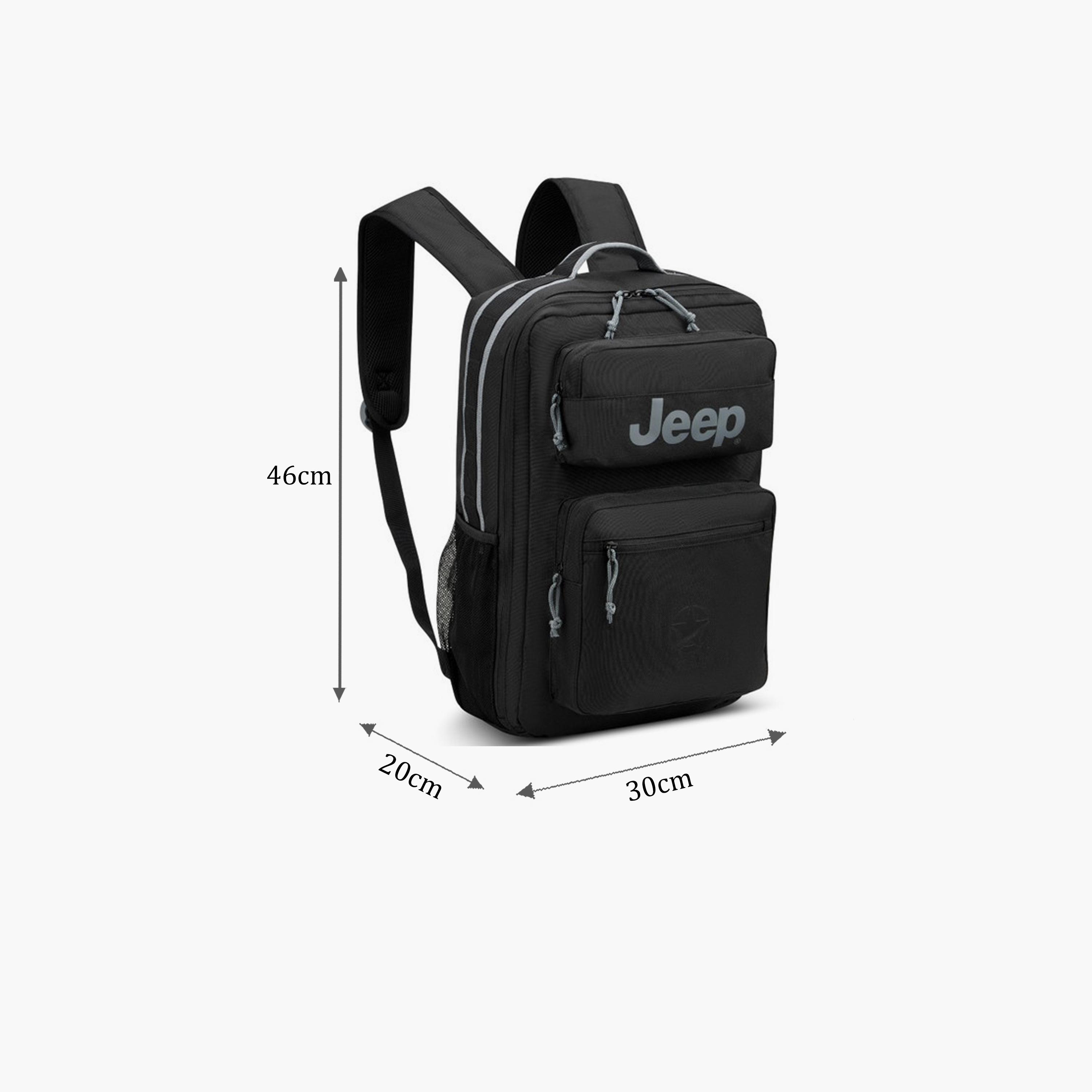 Jeep 18 L | 18.1 Inches Backpack with Adjustable Strap, Polyester | J0274761000-school-bagsandbackpacks-backpacks-image-2