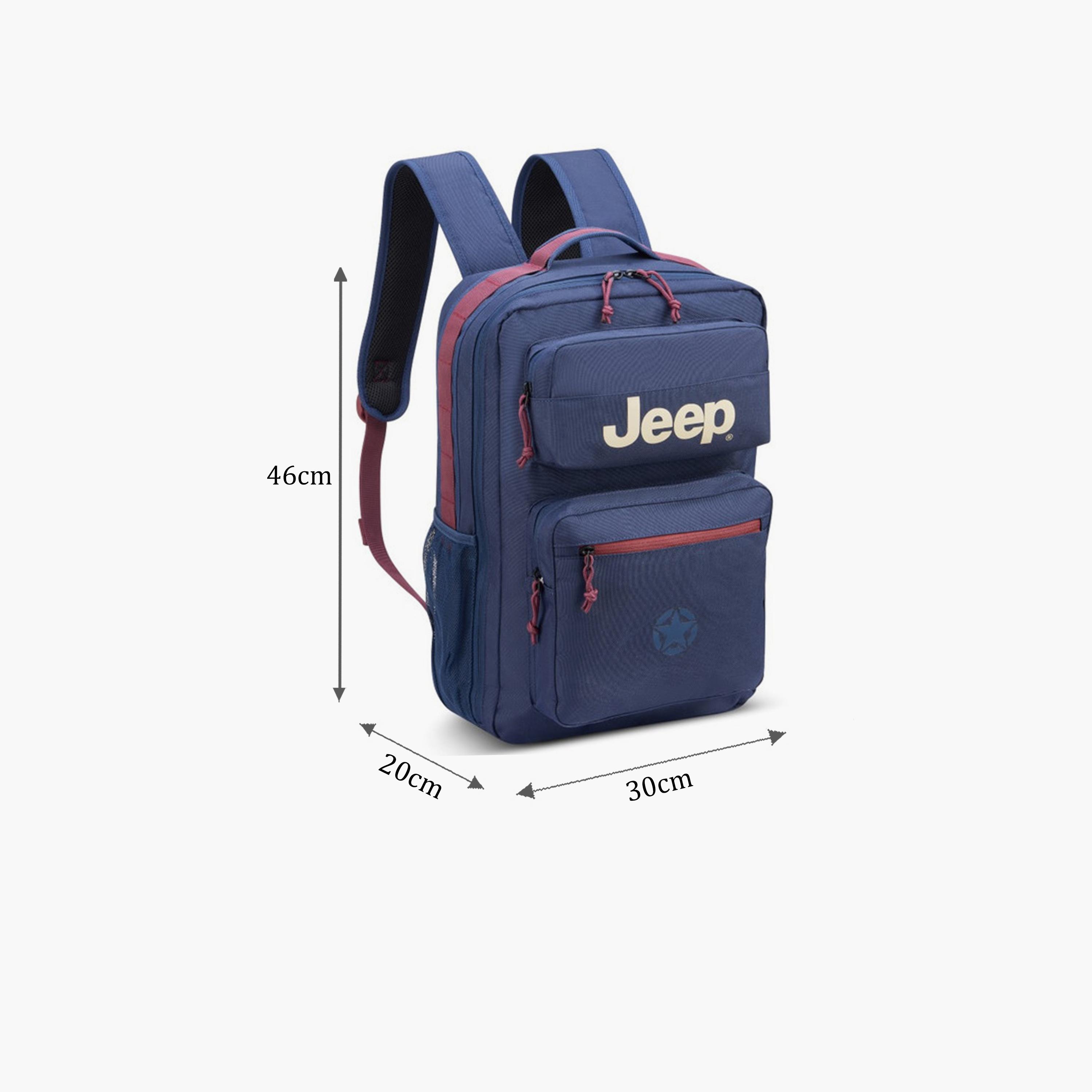 Jeep 18 L | 18.1 Inches Backpack with Adjustable Strap, Polyester | J0274761002-school-bagsandbackpacks-backpacks-image-2