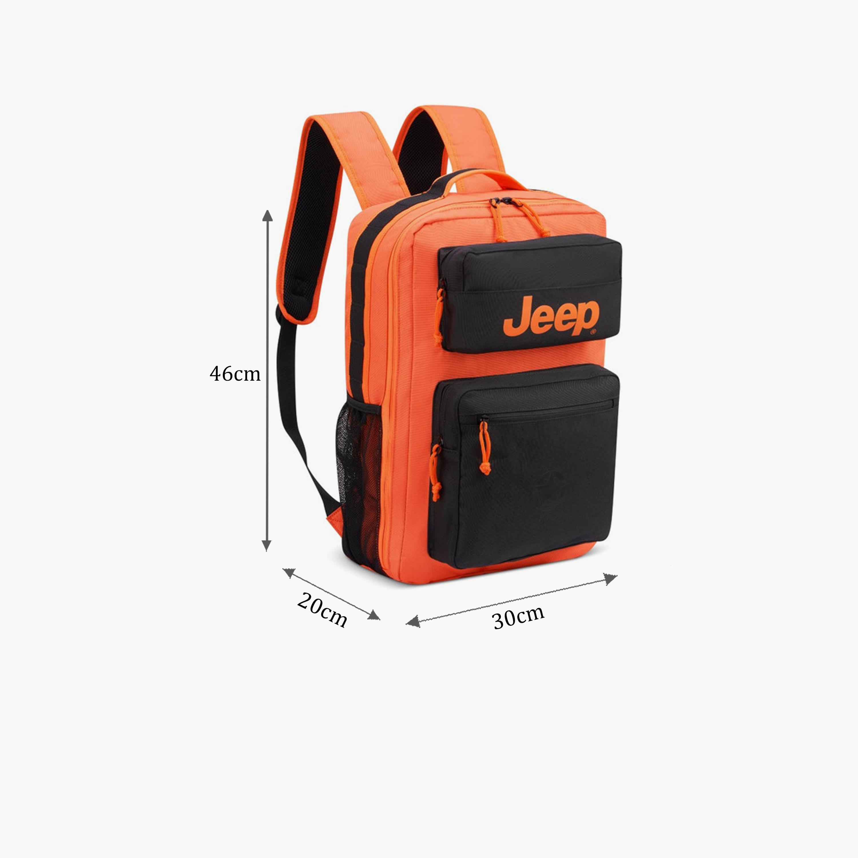 Jeep 18 L | 18.1 Inches Backpack with Adjustable Strap, Polyester | J0274761025-school-bagsandbackpacks-backpacks-image-2