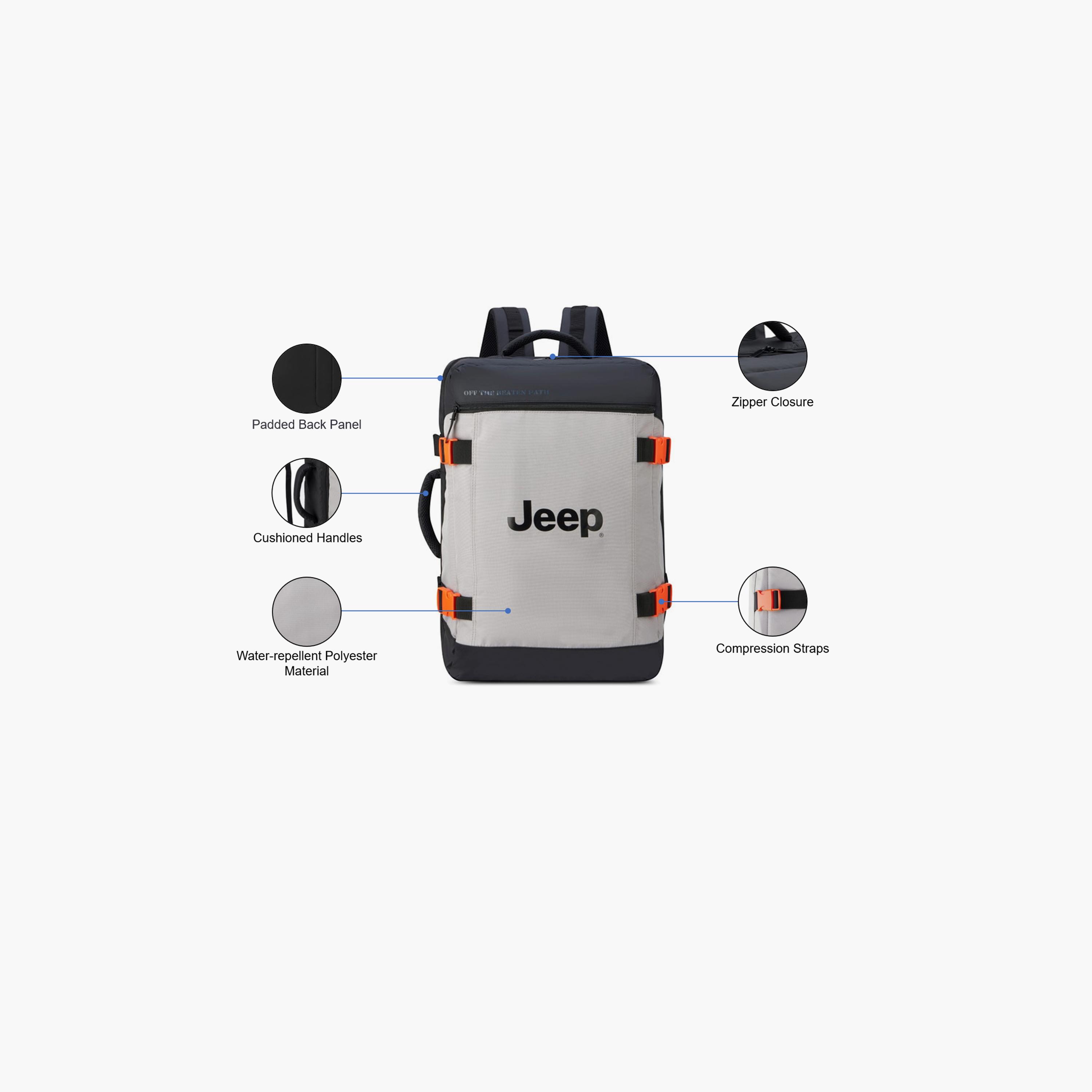Jeep 47 L | 22.8 Inches Backpack with Adjustable Strap, Polyester | J0374064111-school-bagsandbackpacks-backpacks-image-3