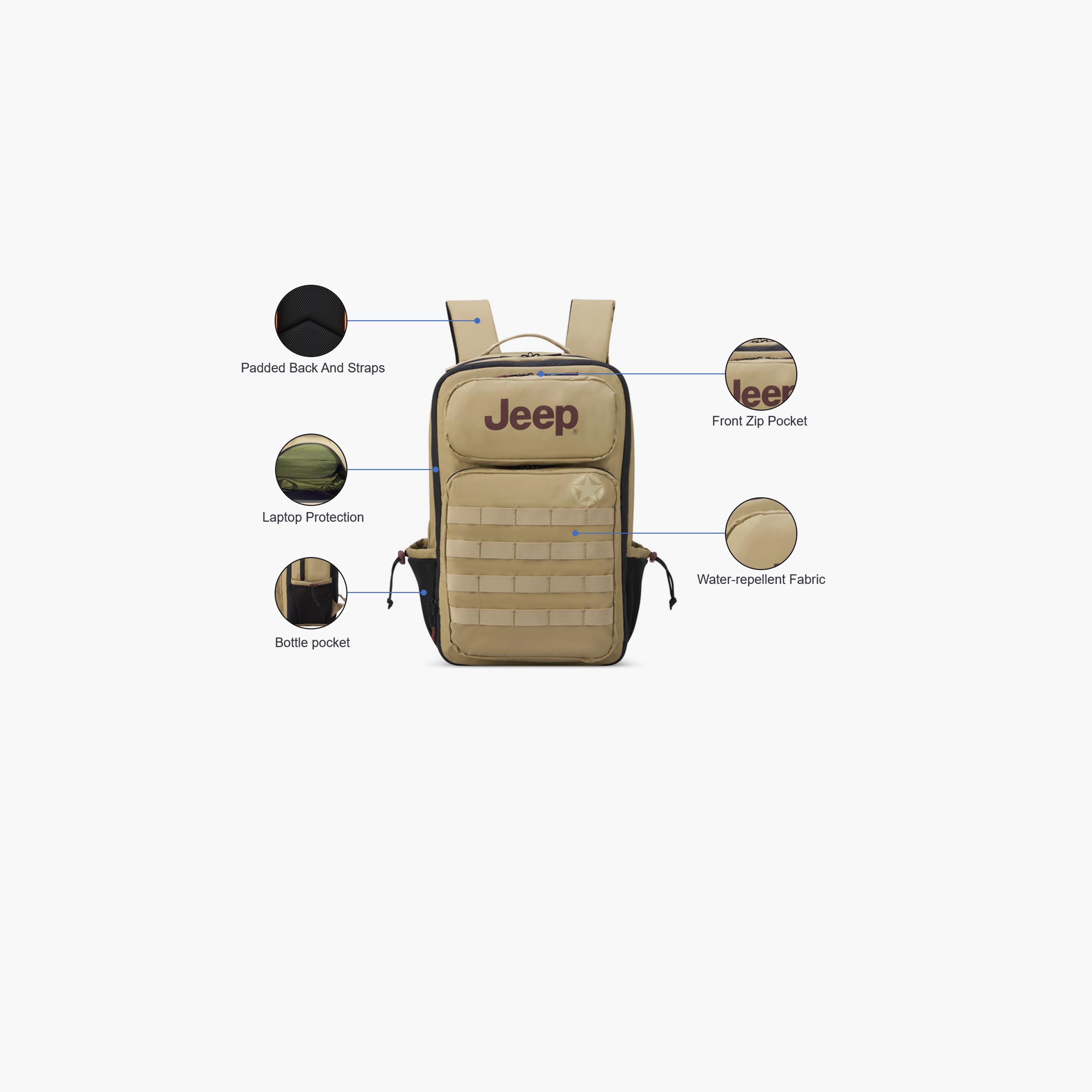 Jeep 39 L | 15.6 Inches Backpack with Adjustable Strap, Polyester | J0274461005 -school-bagsandbackpacks-backpacks-image-3