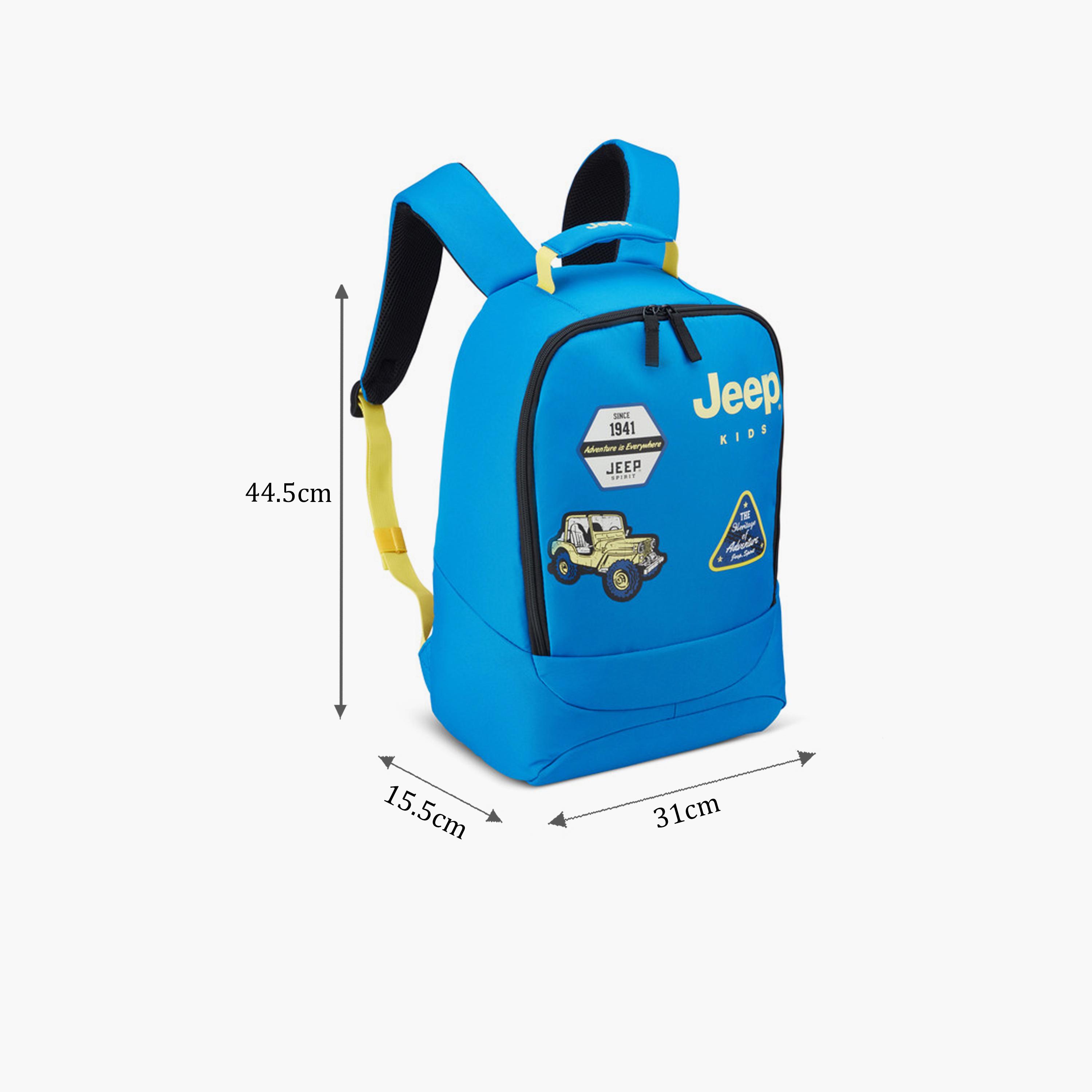 Jeep 21 L | 15.6 Inches Backpack with Adjustable Strap, Polyester | J0374560002-school-bagsandbackpacks-backpacks-image-2
