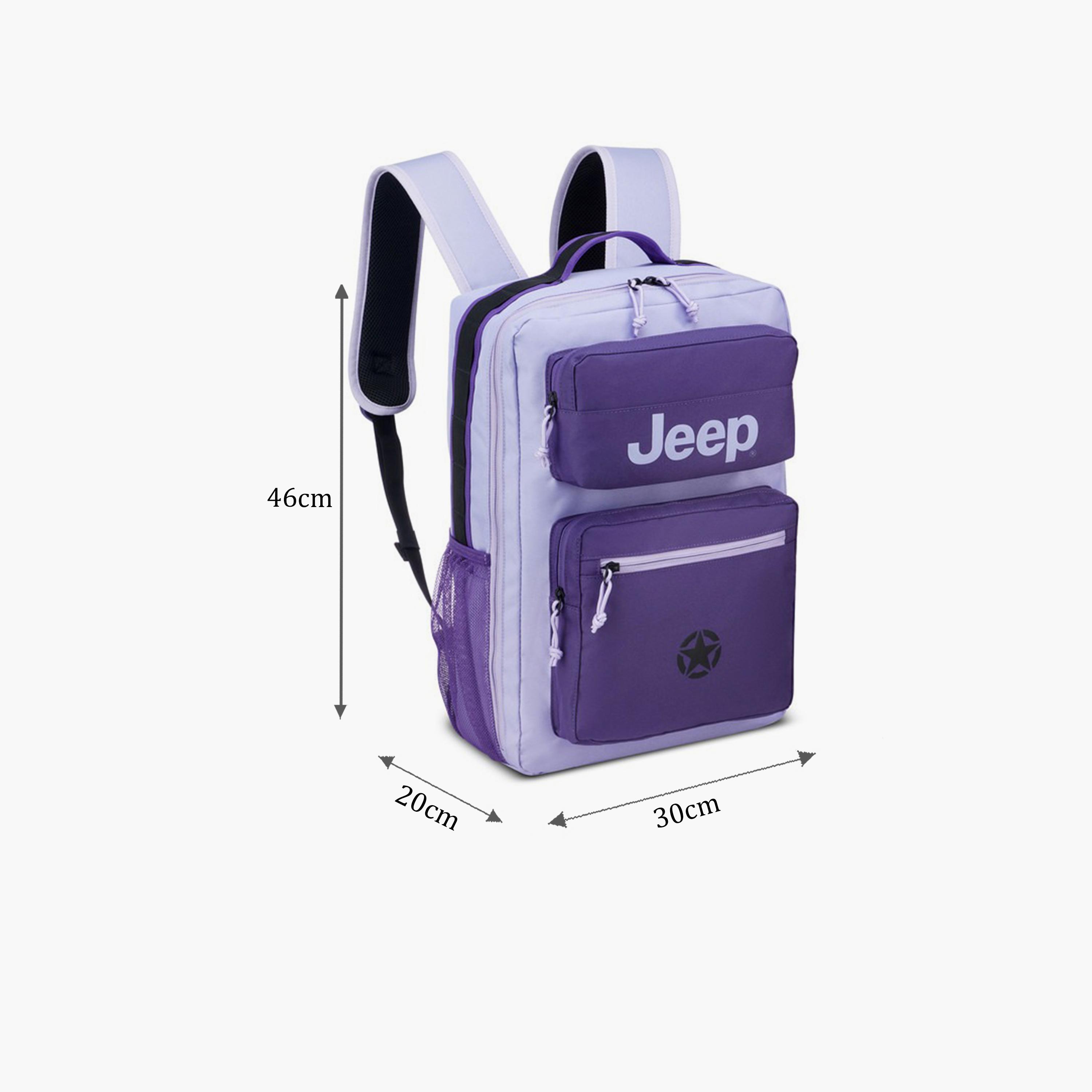 Jeep 18.7 L | 15.6 Inches Backpack with Adjustable Strap, Polyester | J0274761008-school-bagsandbackpacks-backpacks-image-2