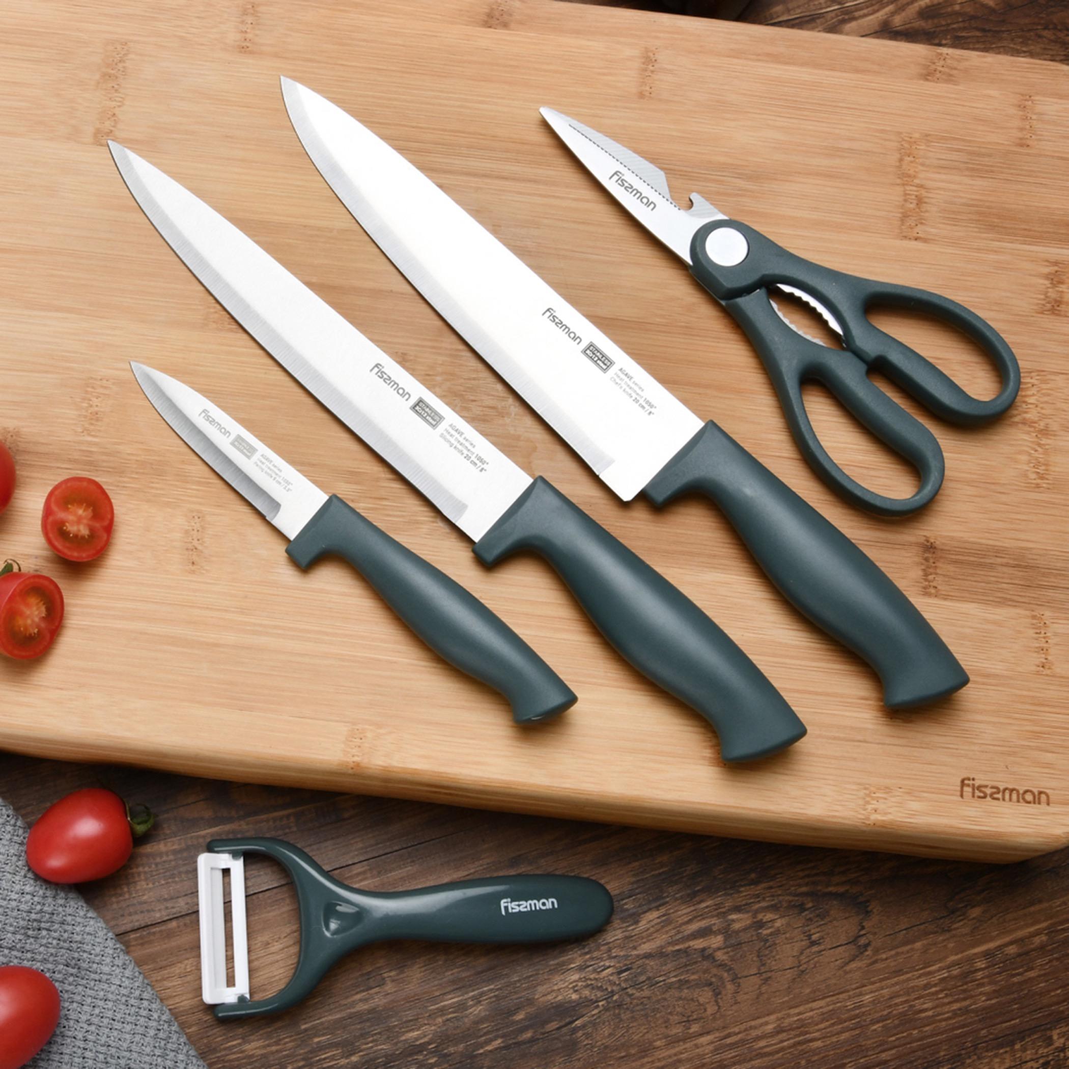 Five-Piece Kitchen Knife Set-household-kitchen-kitchentoolsandutensils-knives-image-1