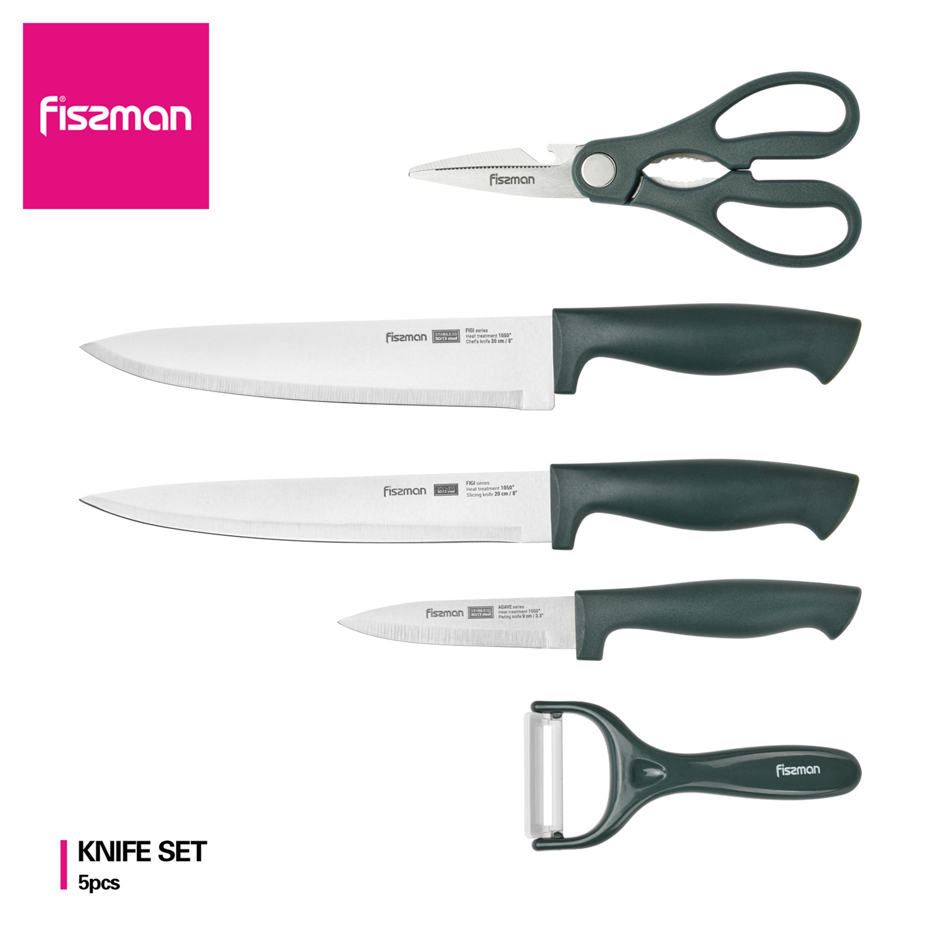 Five-Piece Kitchen Knife Set-household-kitchen-kitchentoolsandutensils-knives-image-2