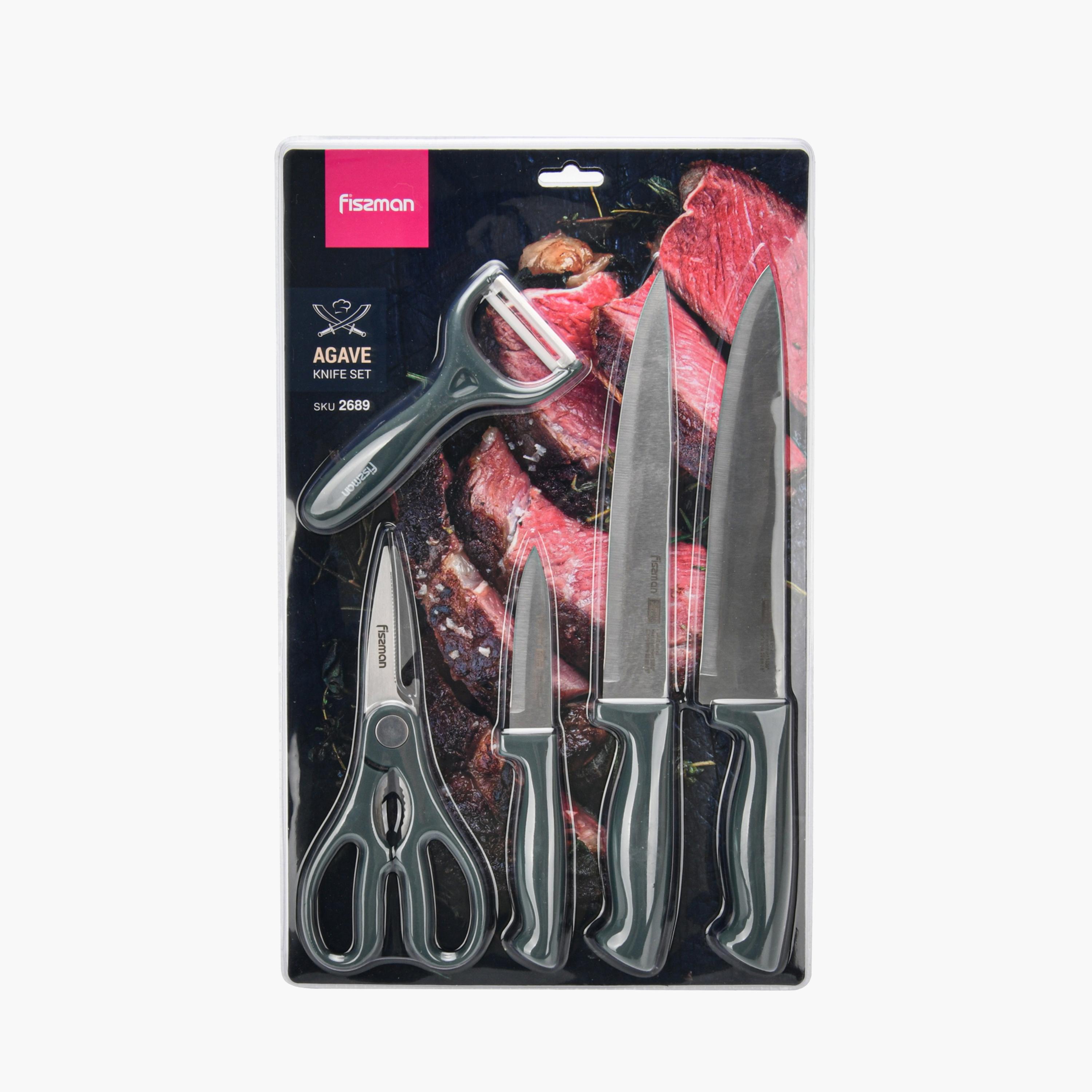 Five-Piece Kitchen Knife Set-household-kitchen-kitchentoolsandutensils-knives-image-6