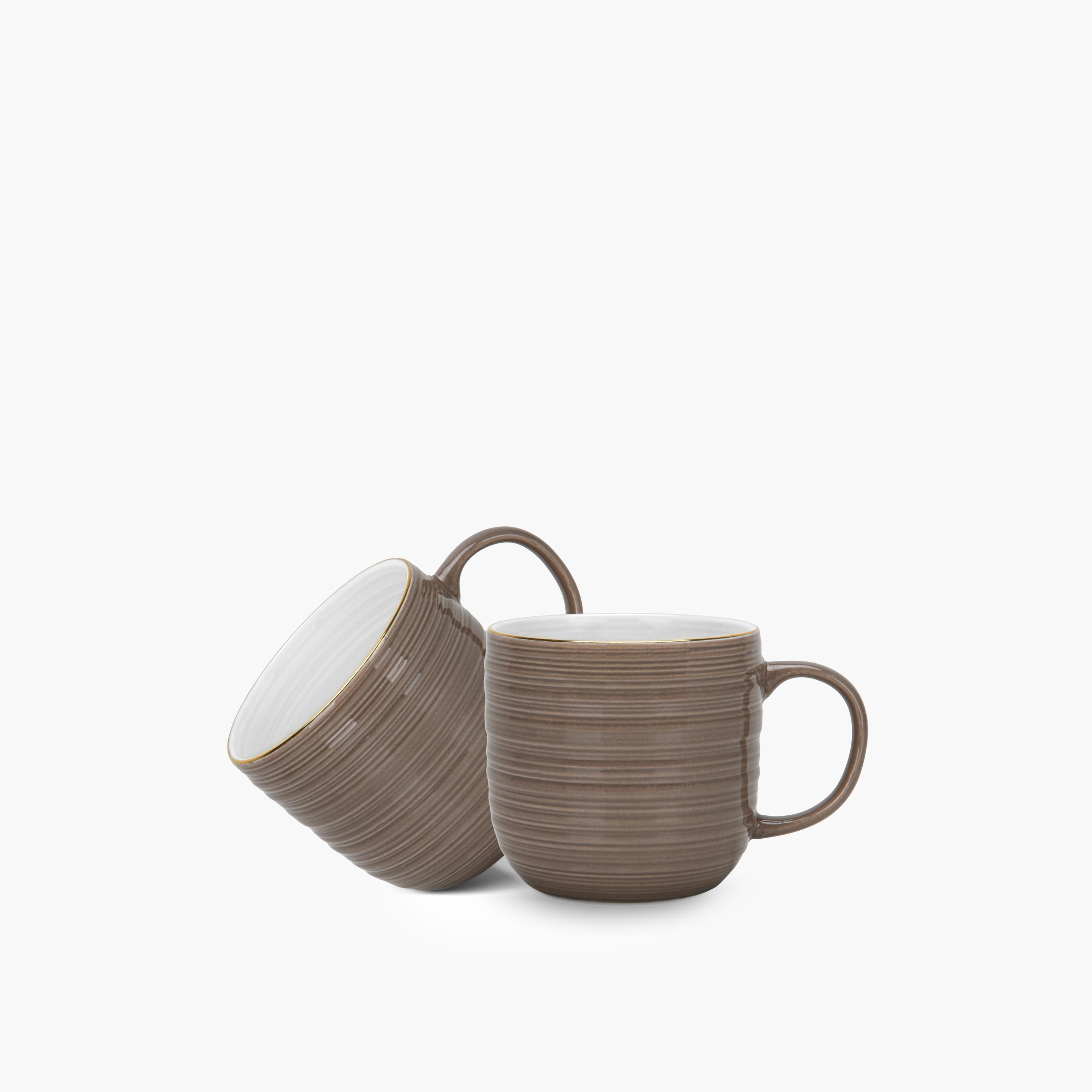 Textured Ceramic Mug Set-household-dining-teaandcoffee-mugsandcups-image-1