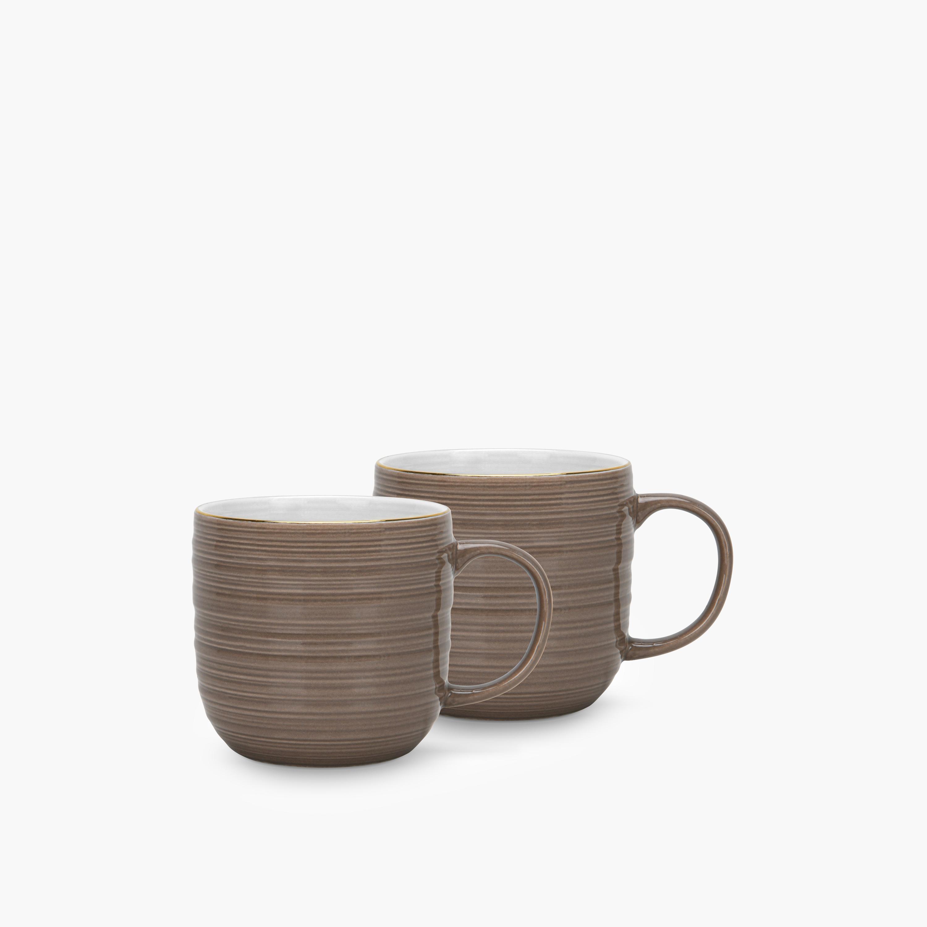 Textured Ceramic Mug Set-household-dining-teaandcoffee-mugsandcups-image-4