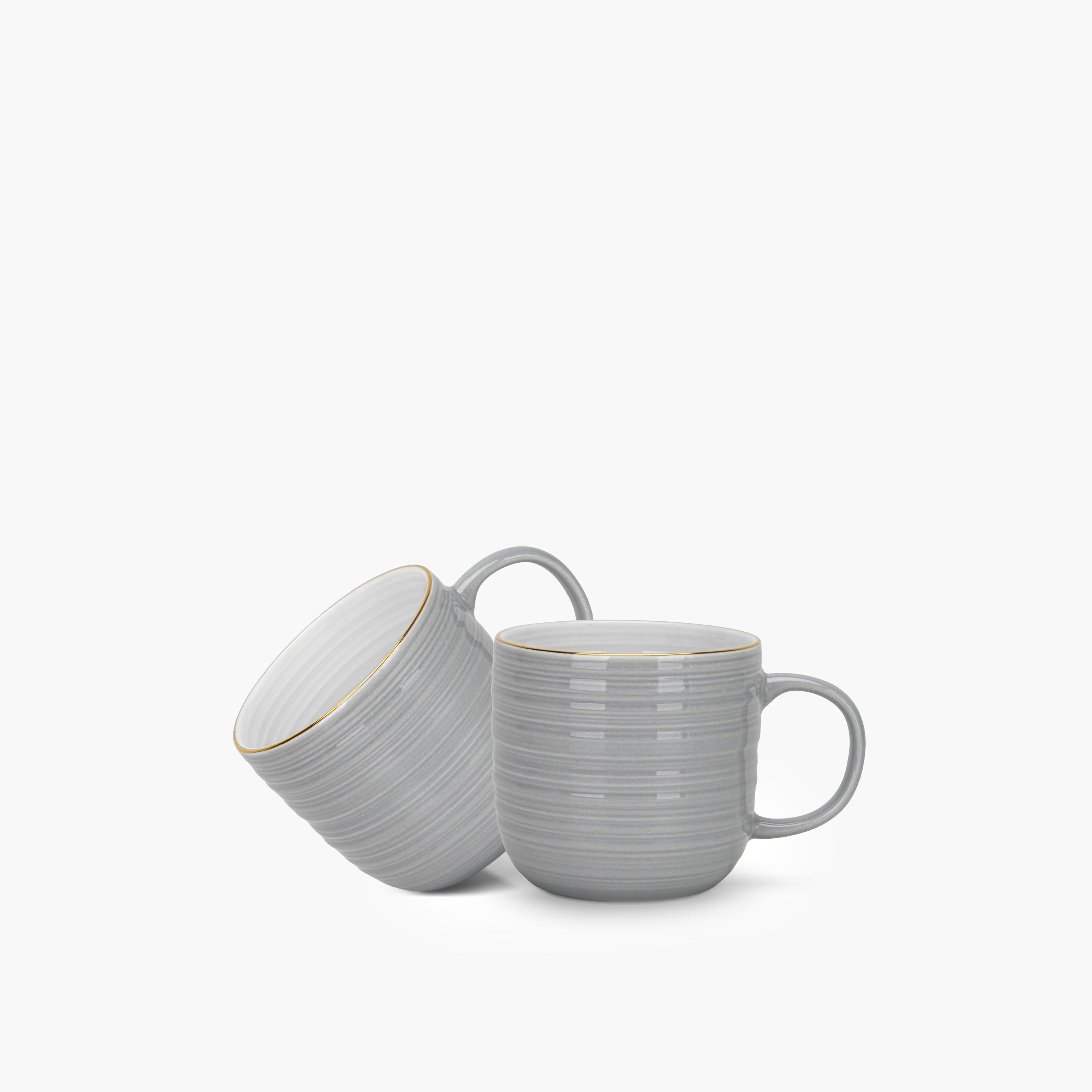 فيسمان طقم أكواب قهوة سيراميك مضلع-household-dining-teaandcoffee-mugsandcups-image-1