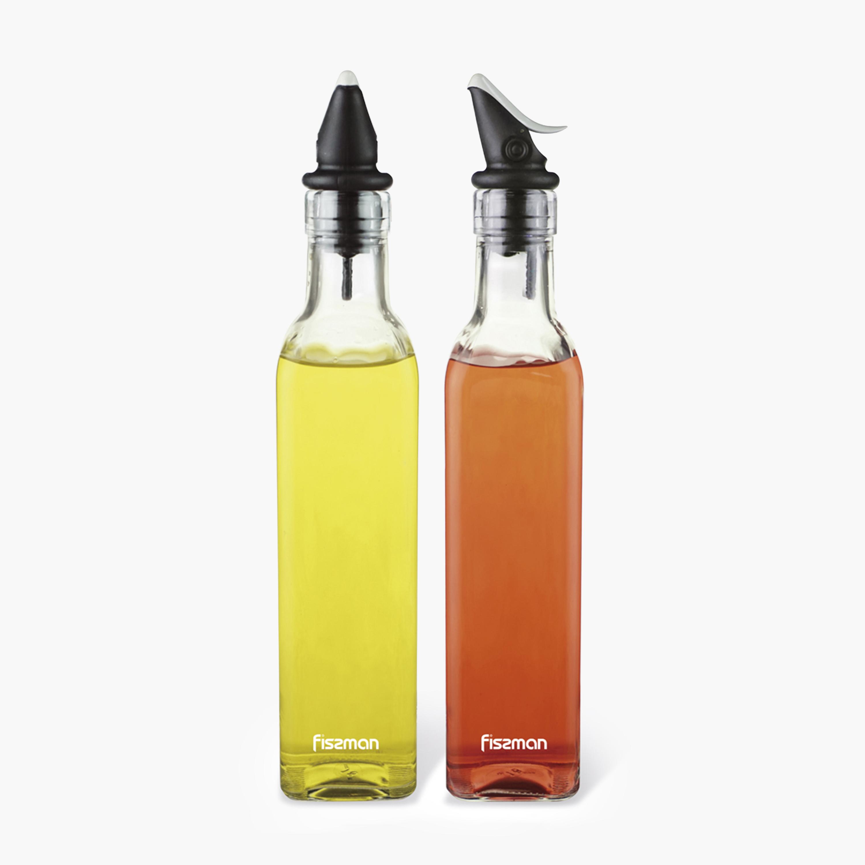 Glass Oil Vinegar Dispenser Set-household-dining-drinkserveware-bottles-image-1
