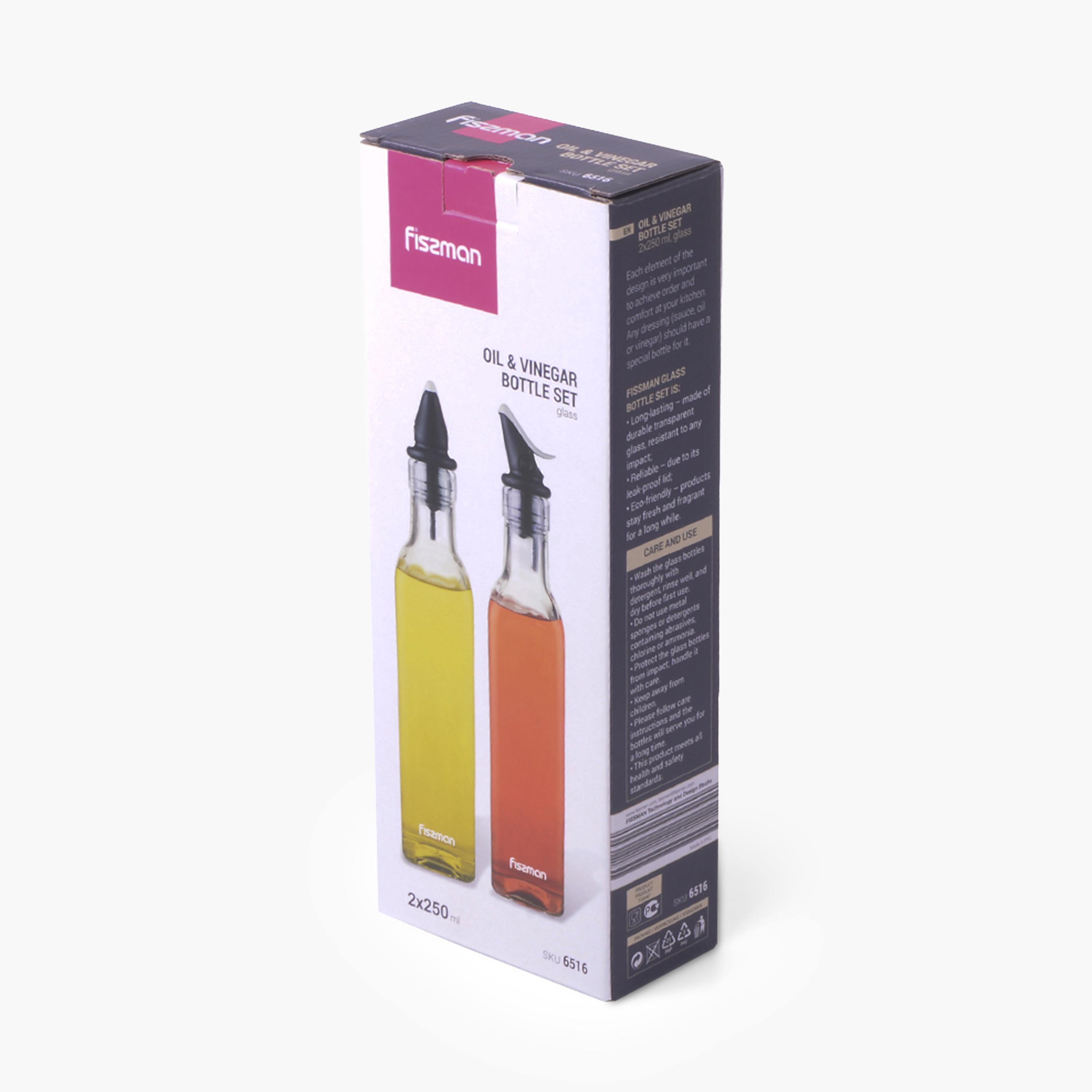 Glass Oil Vinegar Dispenser Set-household-dining-drinkserveware-bottles-image-5
