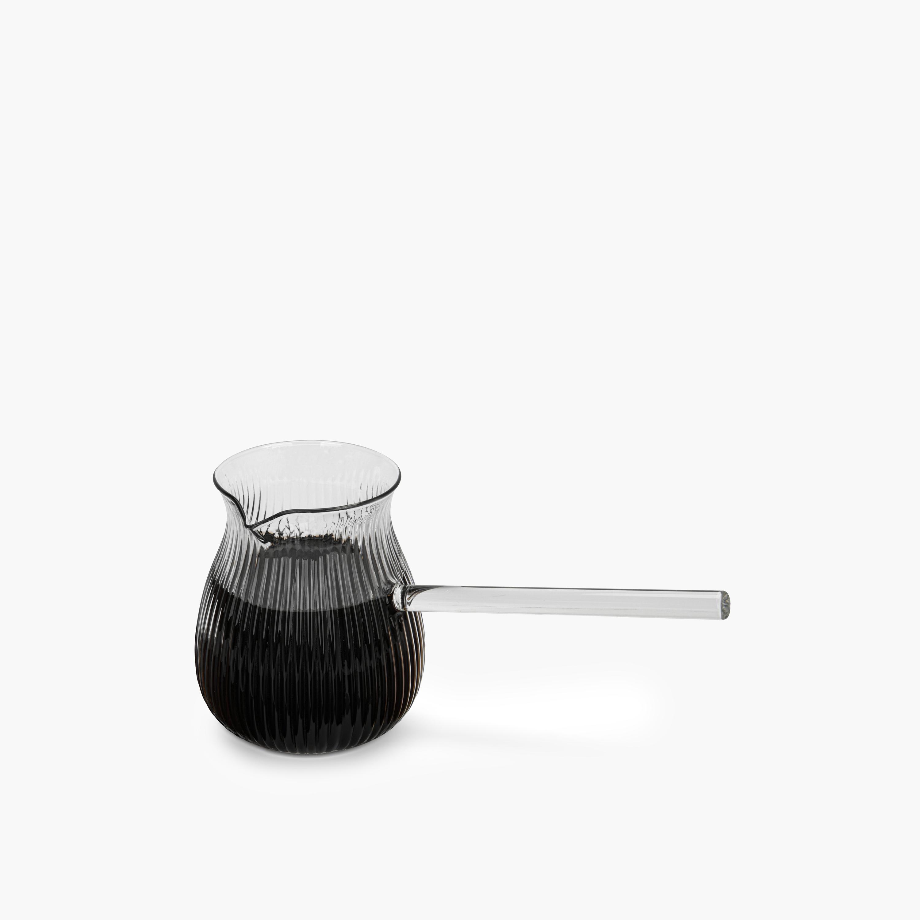 Ribbed Glass Coffee Pot 650ml-household-kitchen-cookware-potsandpans-image-5