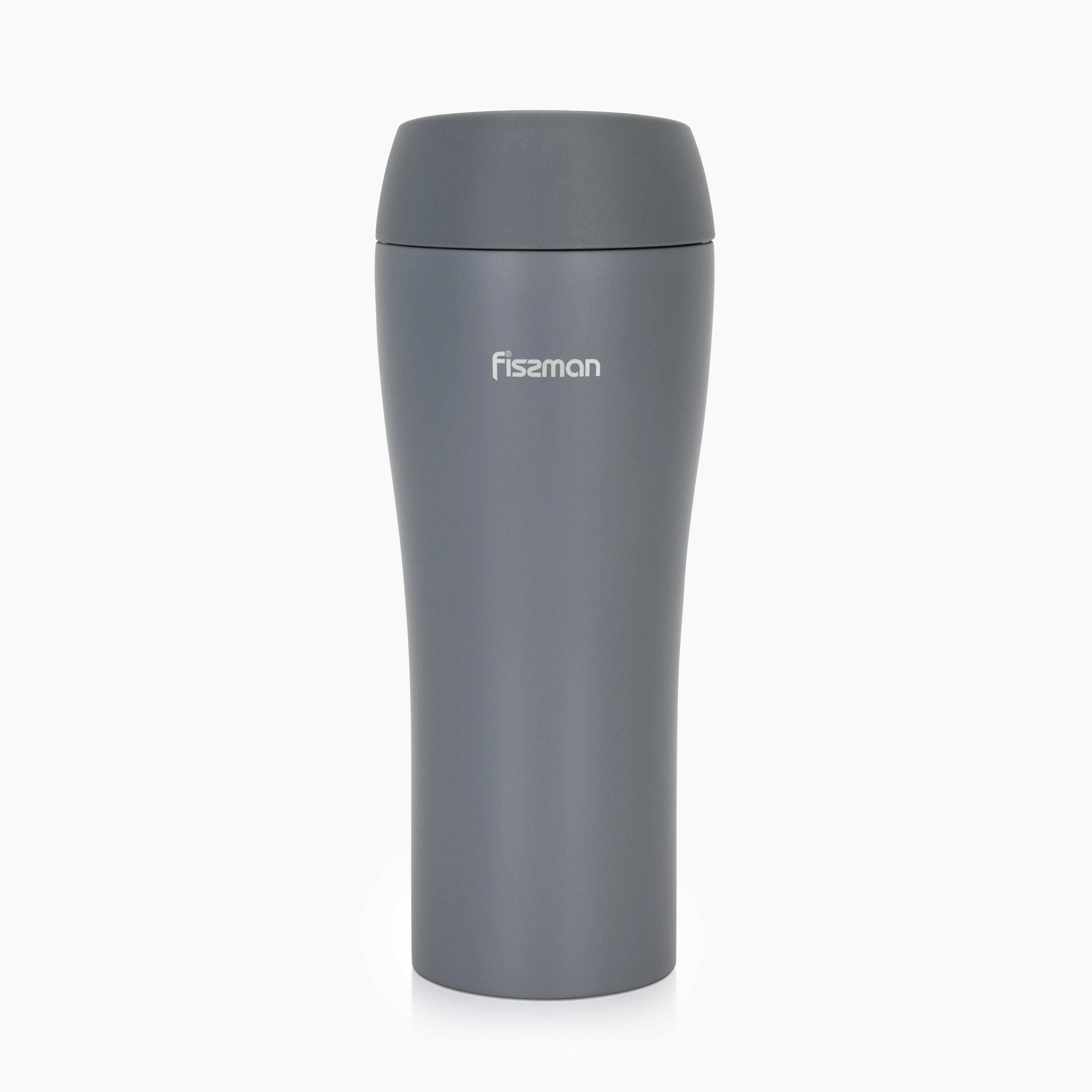 Insulated Travel Mug, 420ml Stainless Steel-household-dining-teaandcoffee-mugsandcups-image-1