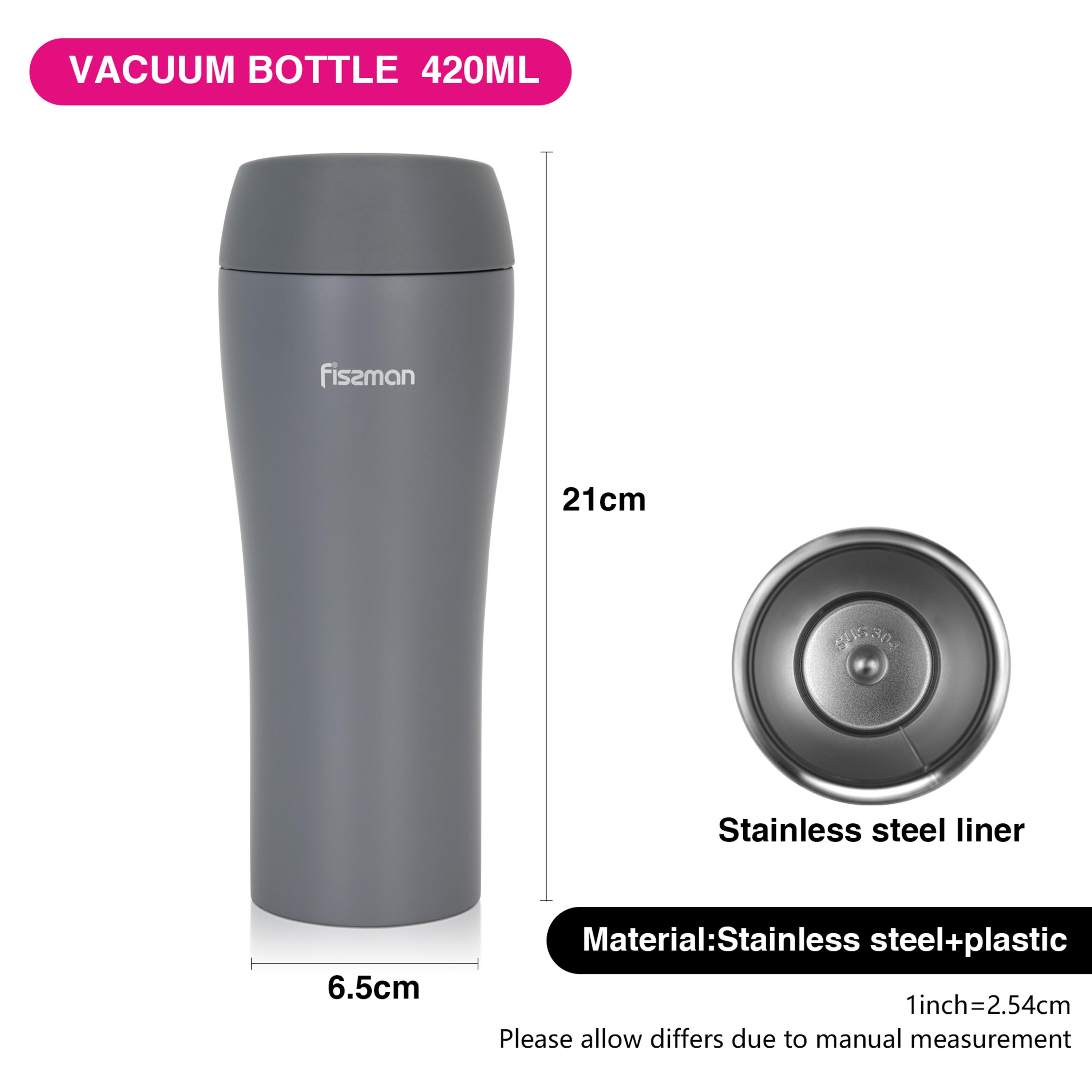 Insulated Travel Mug, 420ml Stainless Steel-household-dining-teaandcoffee-mugsandcups-image-4