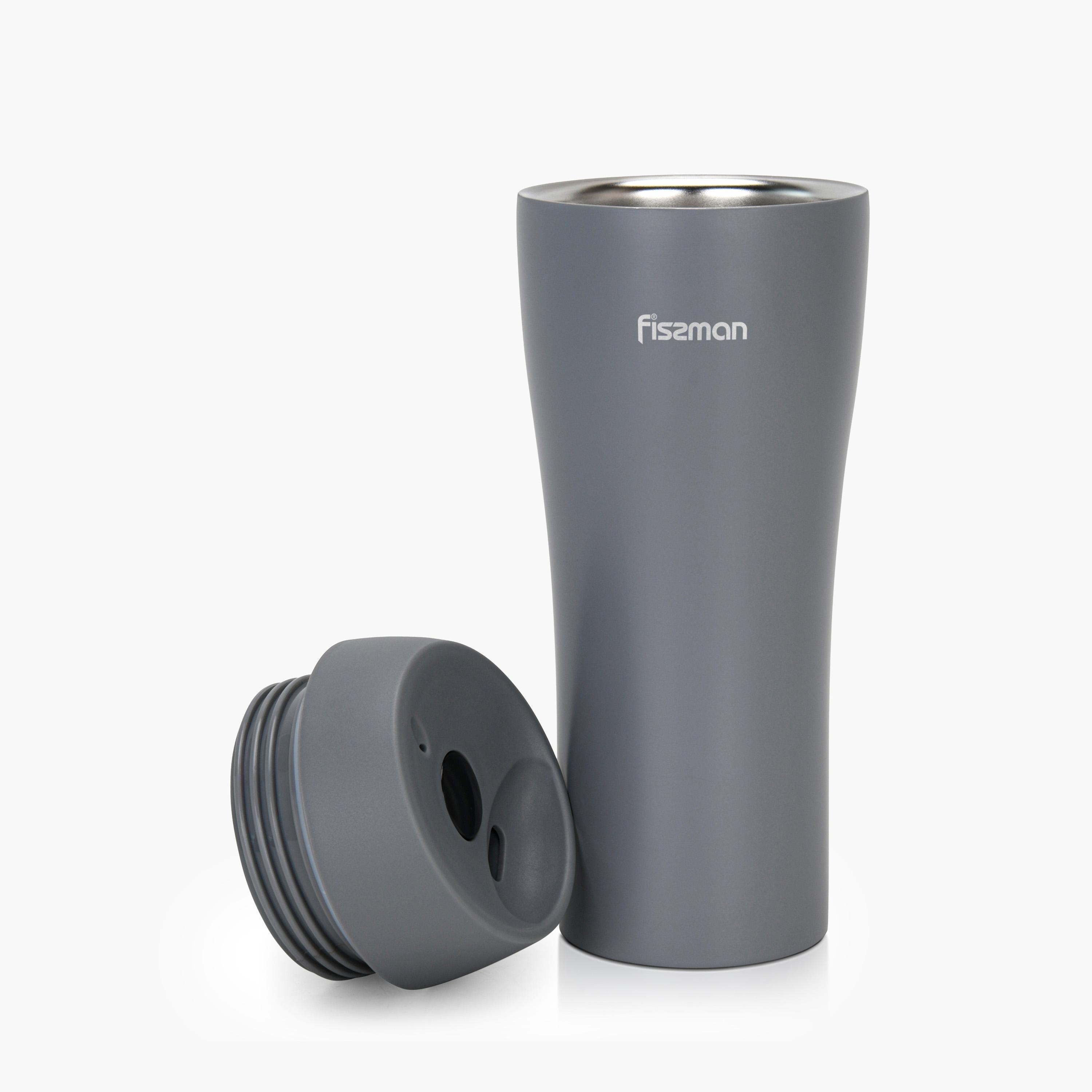 Insulated Travel Mug, 420ml Stainless Steel-household-dining-teaandcoffee-mugsandcups-image-5