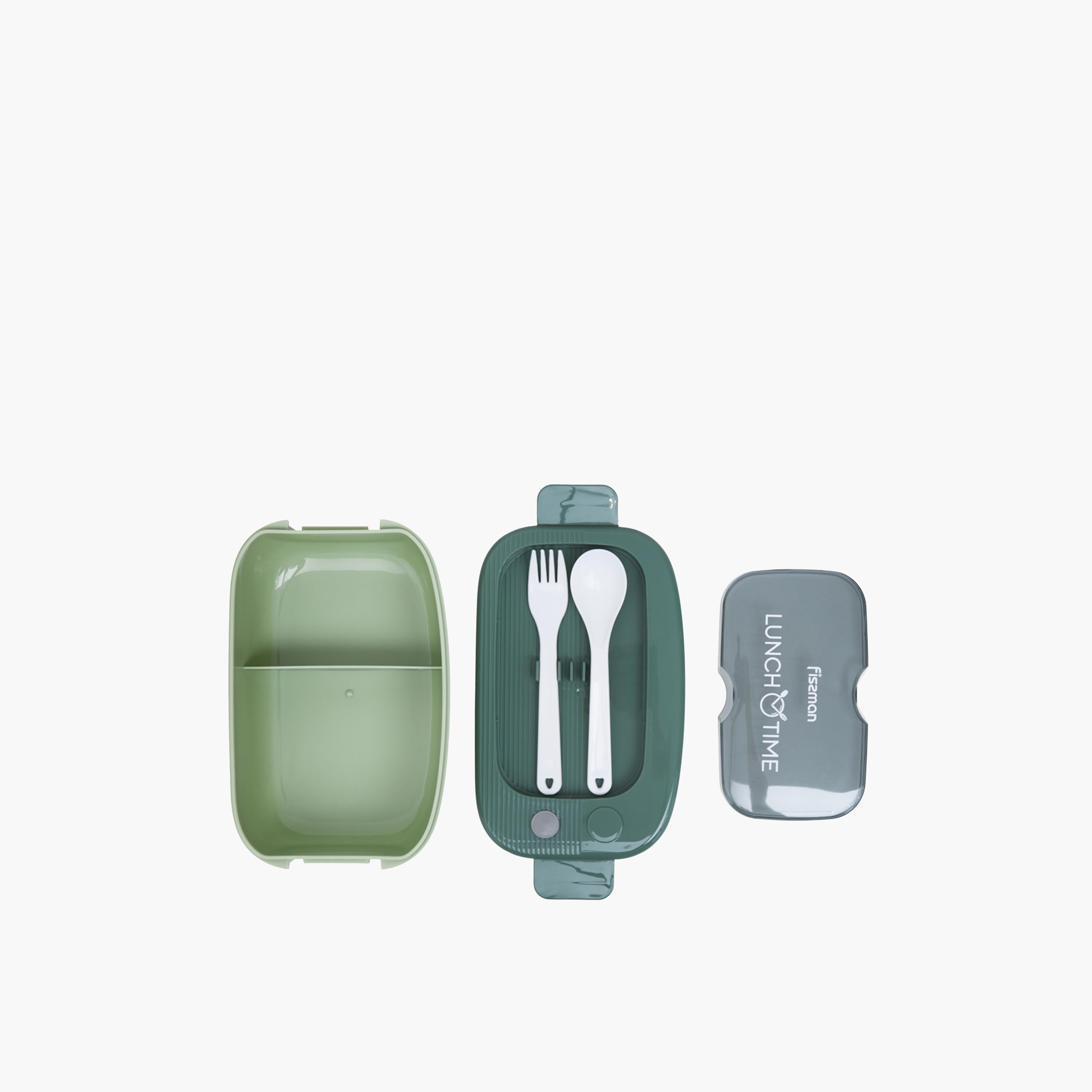 Two-Compartment Lunch Box Green-household-kitchen-foodstorage-containers-image-11
