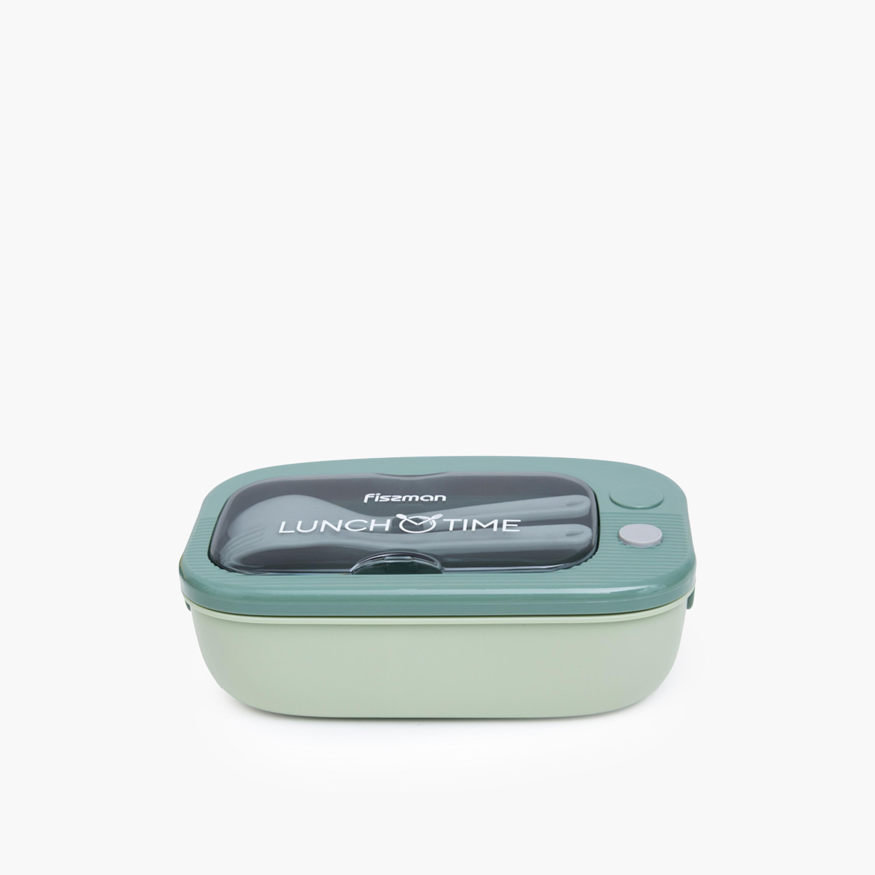 Two-Compartment Lunch Box Green-household-kitchen-foodstorage-containers-image-7