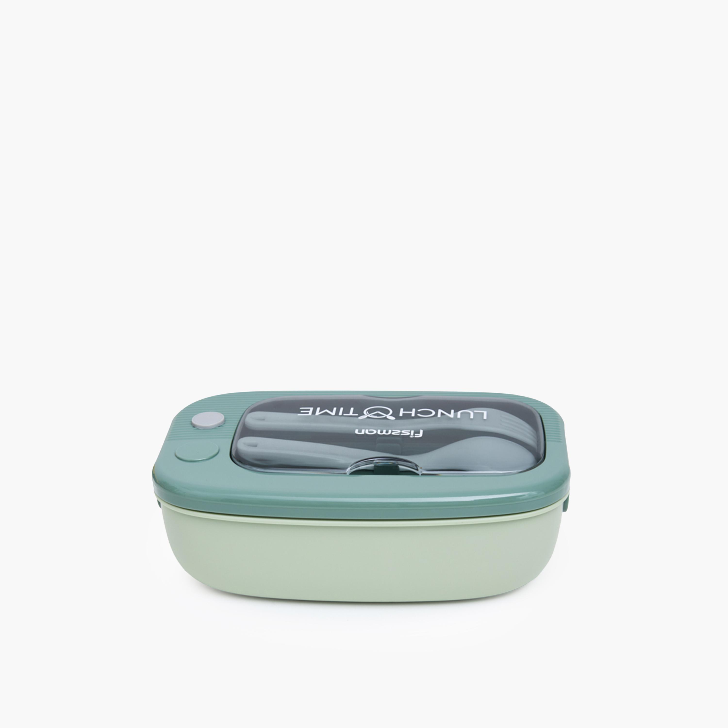 Two-Compartment Lunch Box Green-household-kitchen-foodstorage-containers-image-9