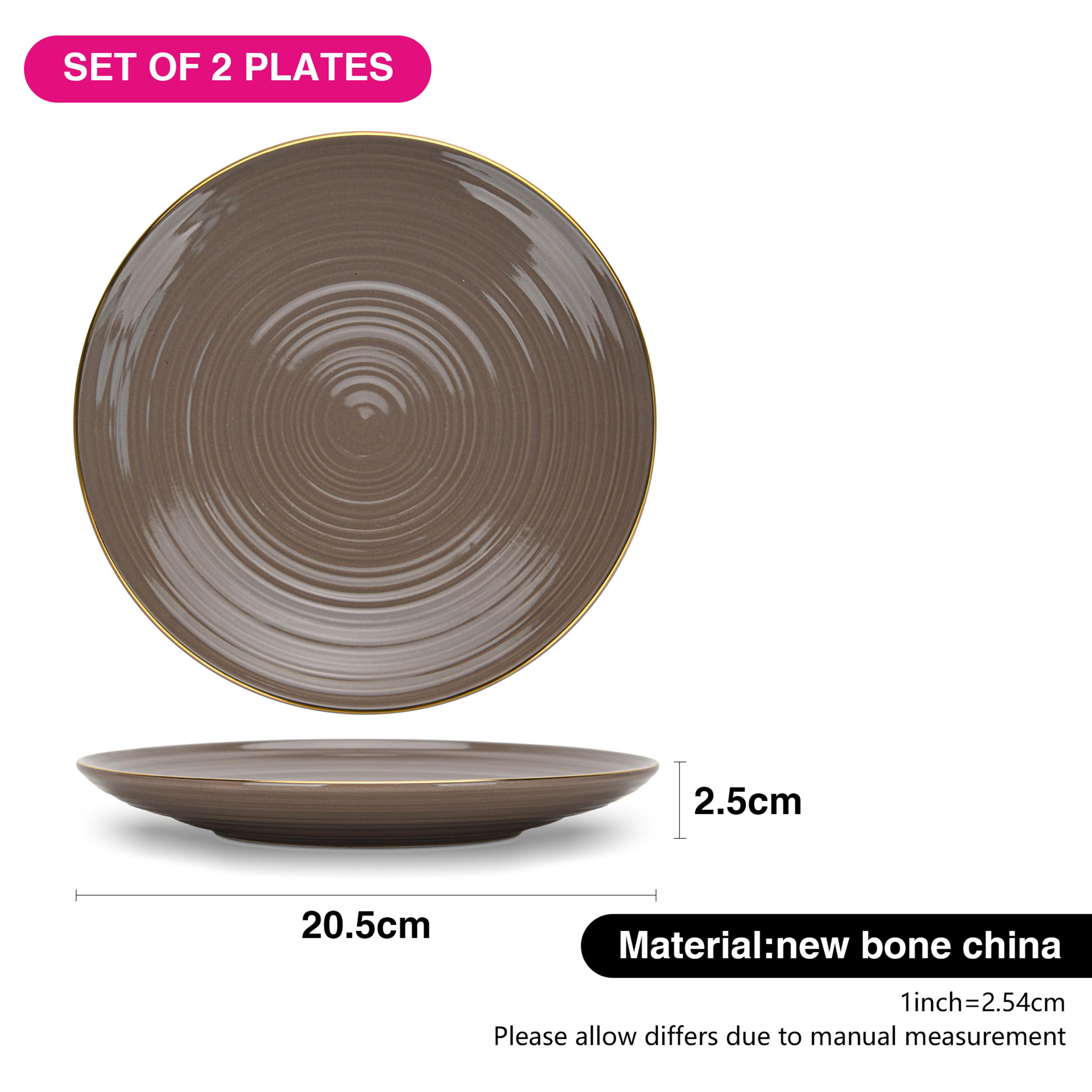 Swirl Design Dinner Plates, Set of Two-household-dining-dinnerware-plates-image-3