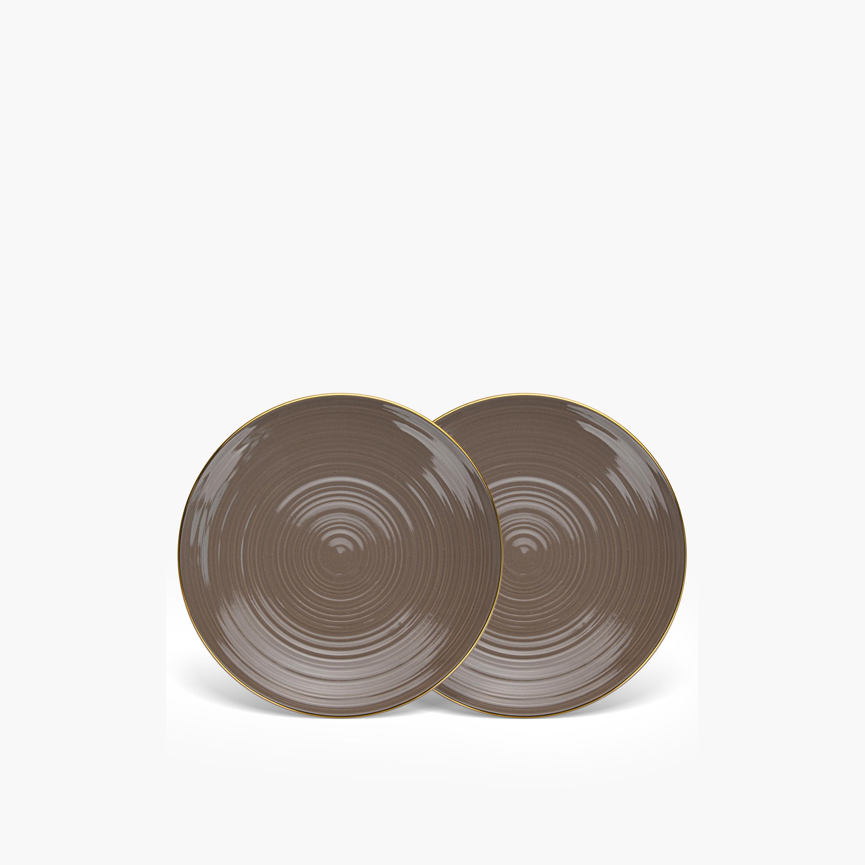 Swirl Design Dinner Plates, Set of Two-household-dining-dinnerware-plates-image-4