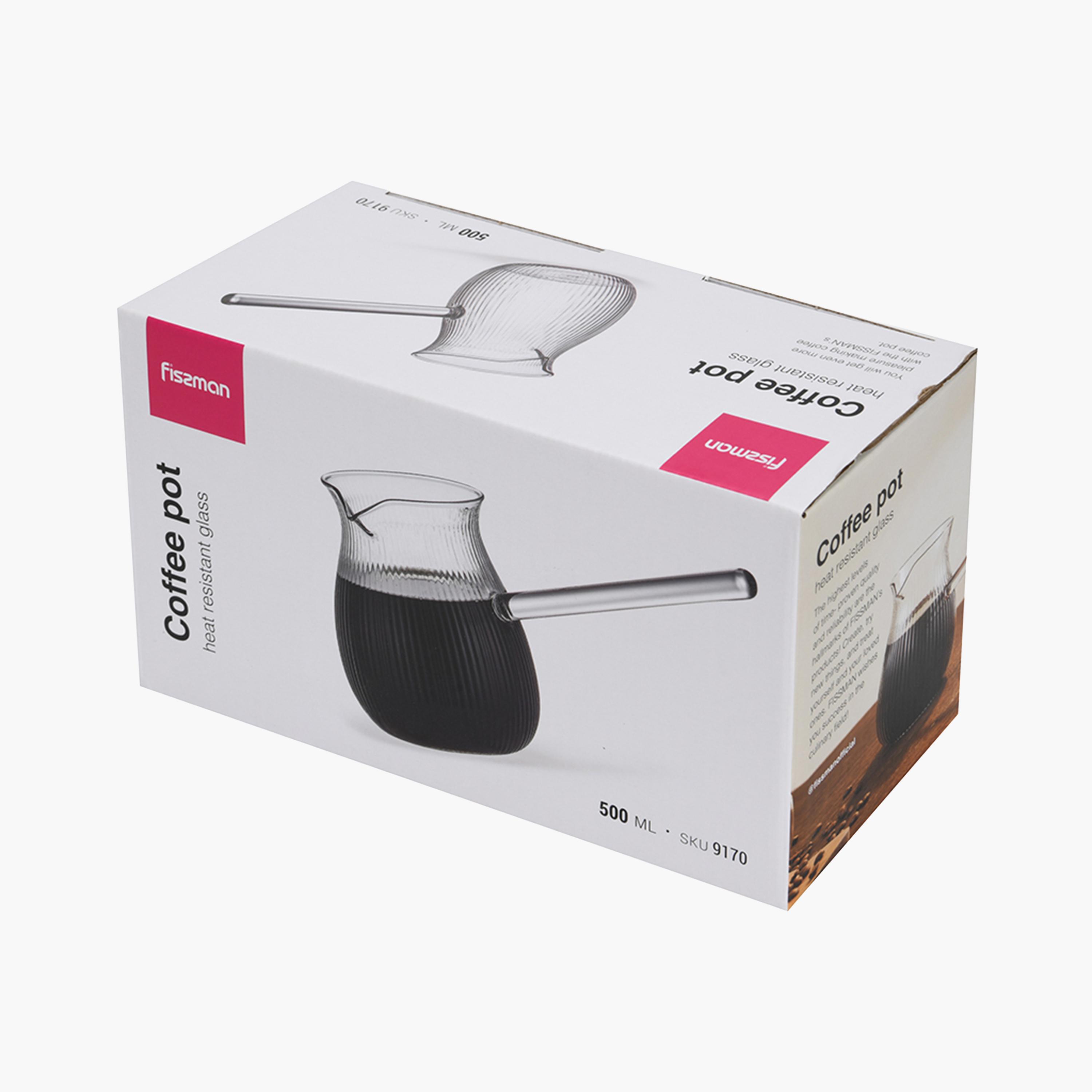 Glass Coffee Pot Ribbed-household-kitchen-cookware-potsandpans-image-4