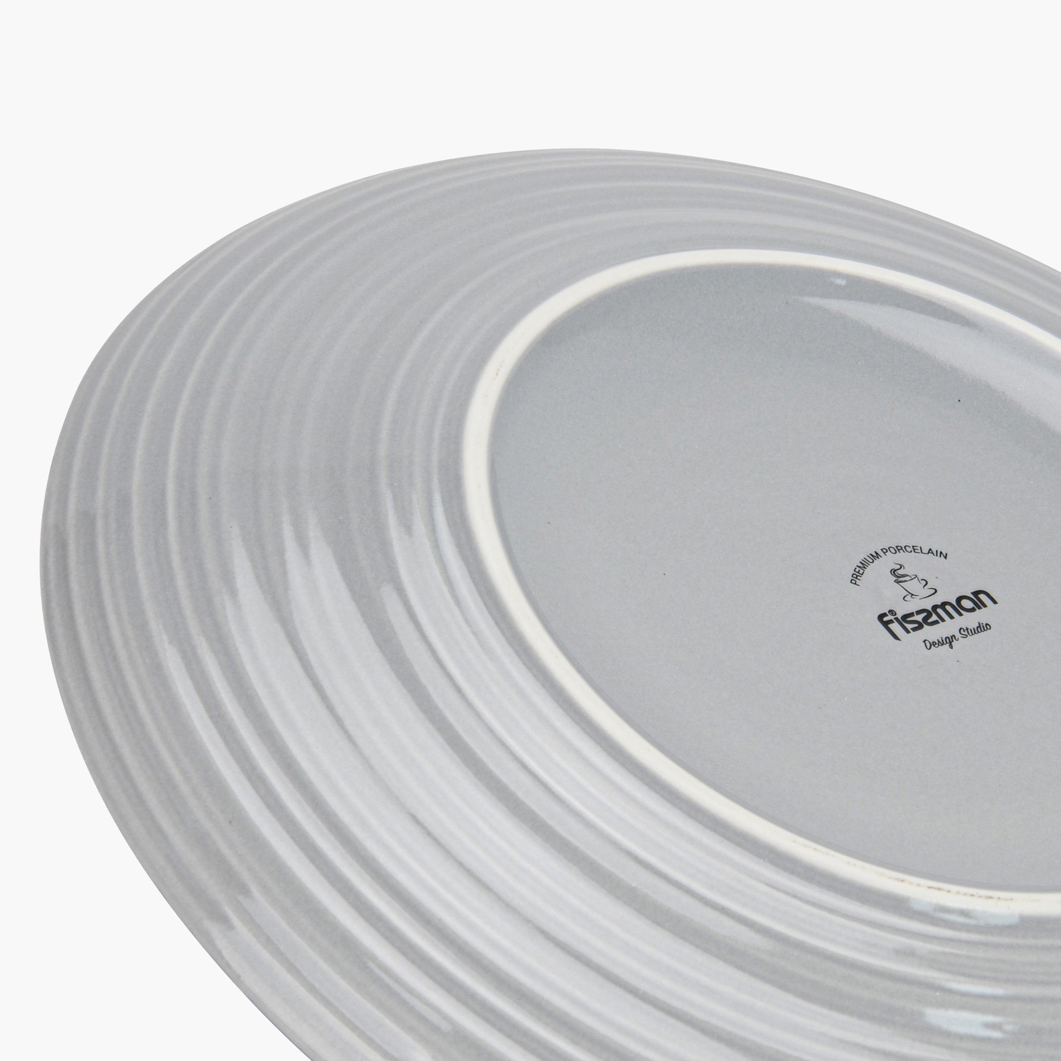 فيسمان أطباق عشاء بورسلين رمادية-household-dining-dinnerware-plates-image-5