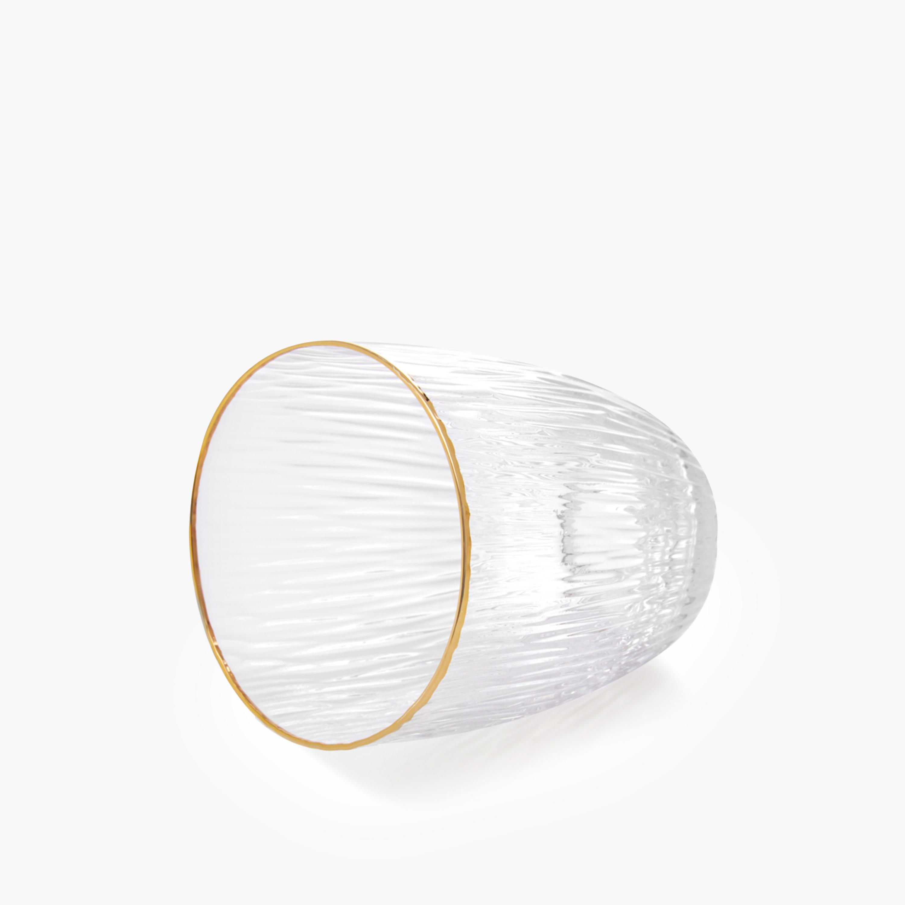 Embossed Gold Rim Drinking Glasses-household-dining-glassware-drinkingglasses-image-3